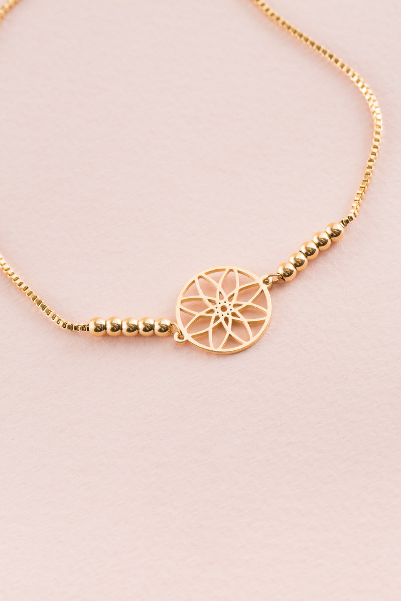 Seed of Life Bolo Bracelet (18K)