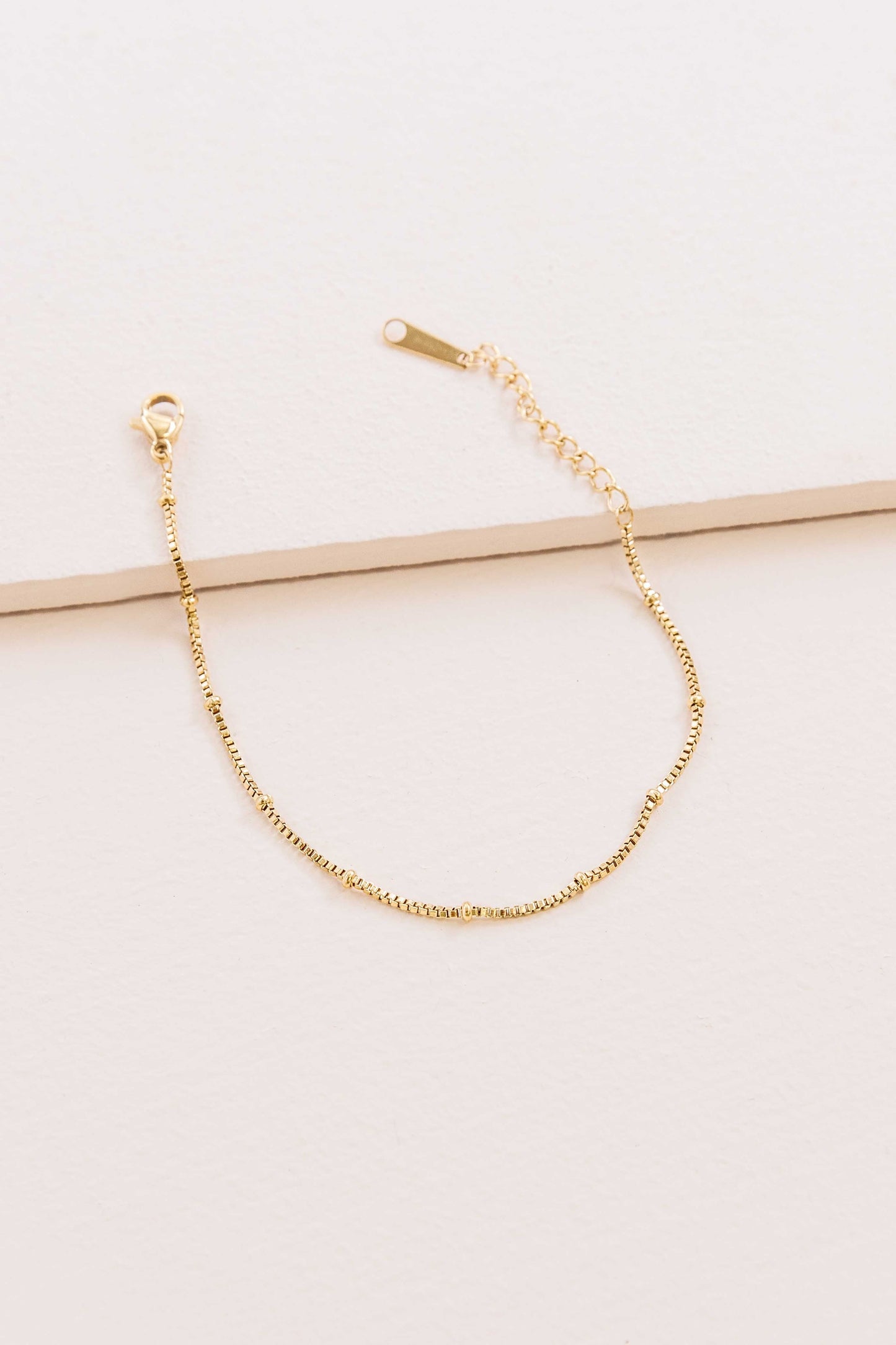 Ball Chain Charm Bracelet (14K)