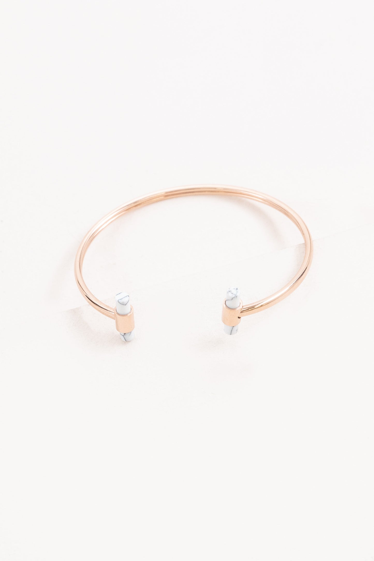 Stone Bar Cuff (14K Gold)