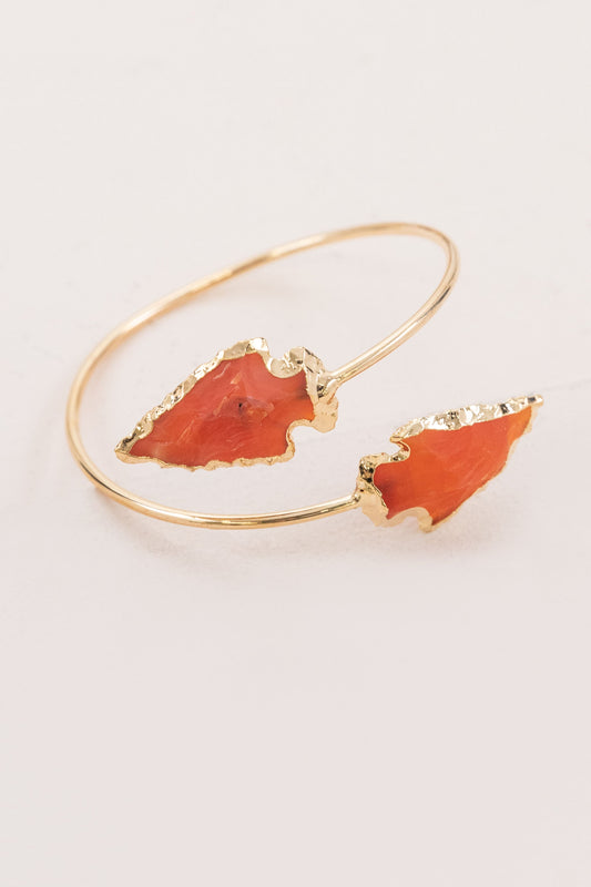 Arrow Spear Cuff | Clay