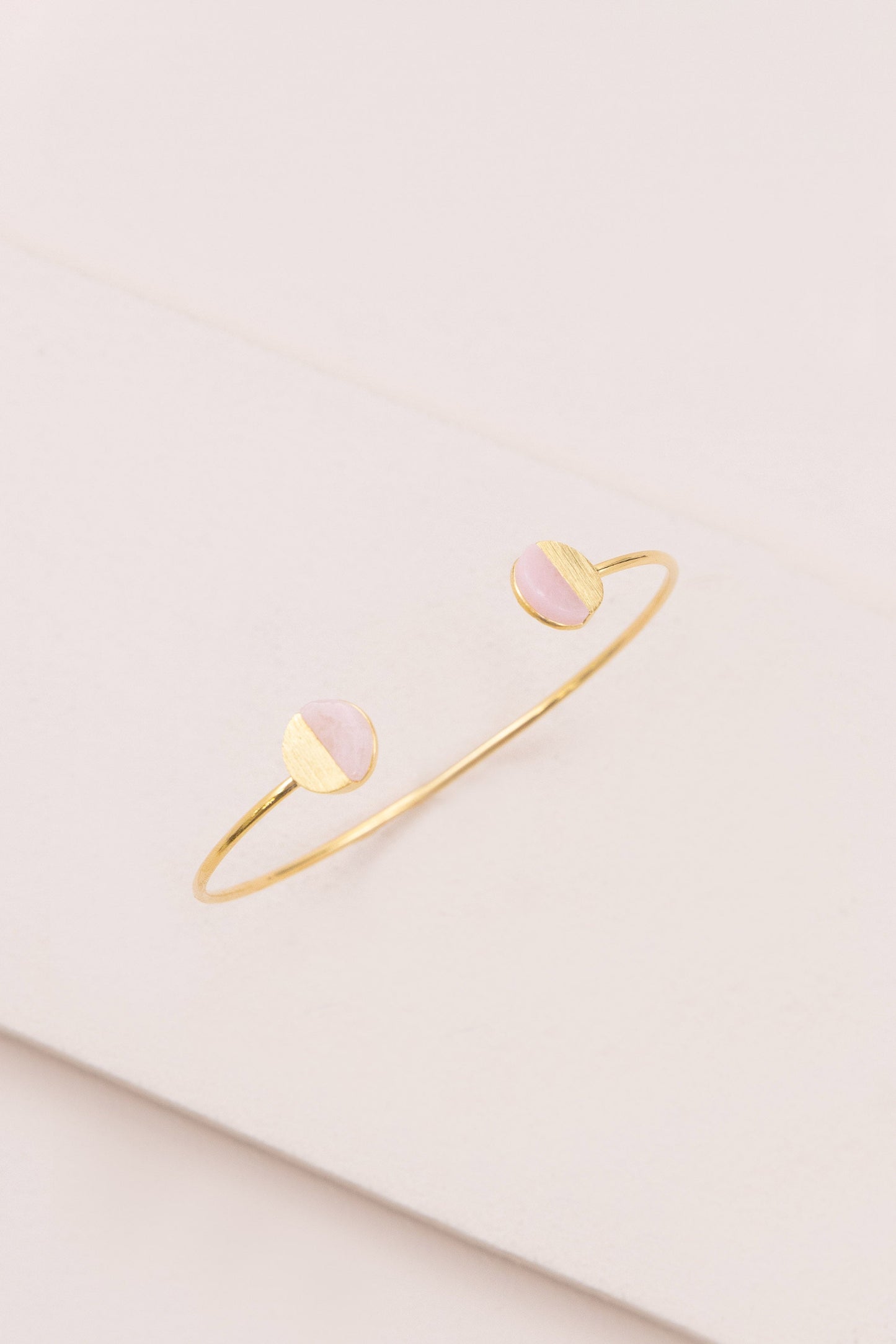 Level Stone Cuff Bracelet