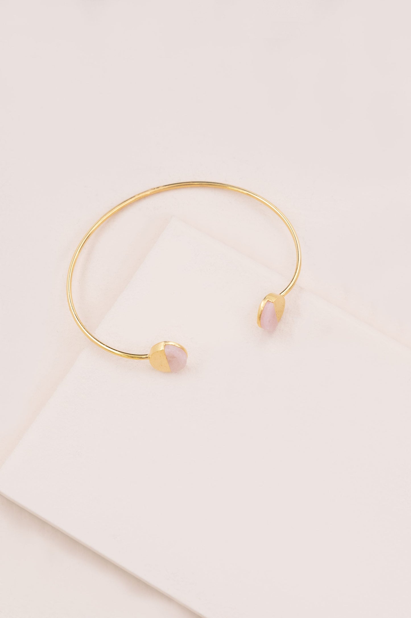 Level Stone Cuff Bracelet