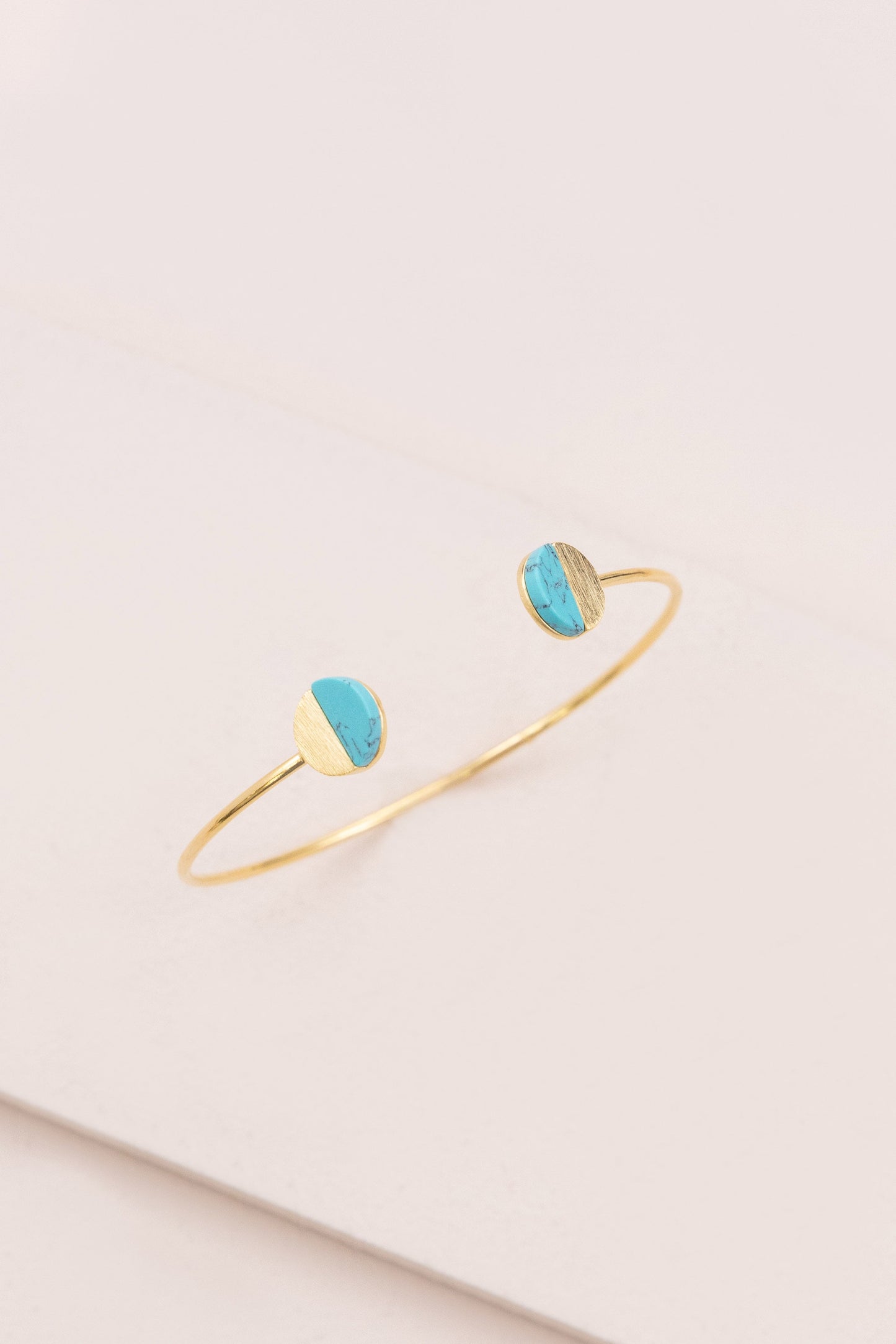 Level Stone Cuff Bracelet
