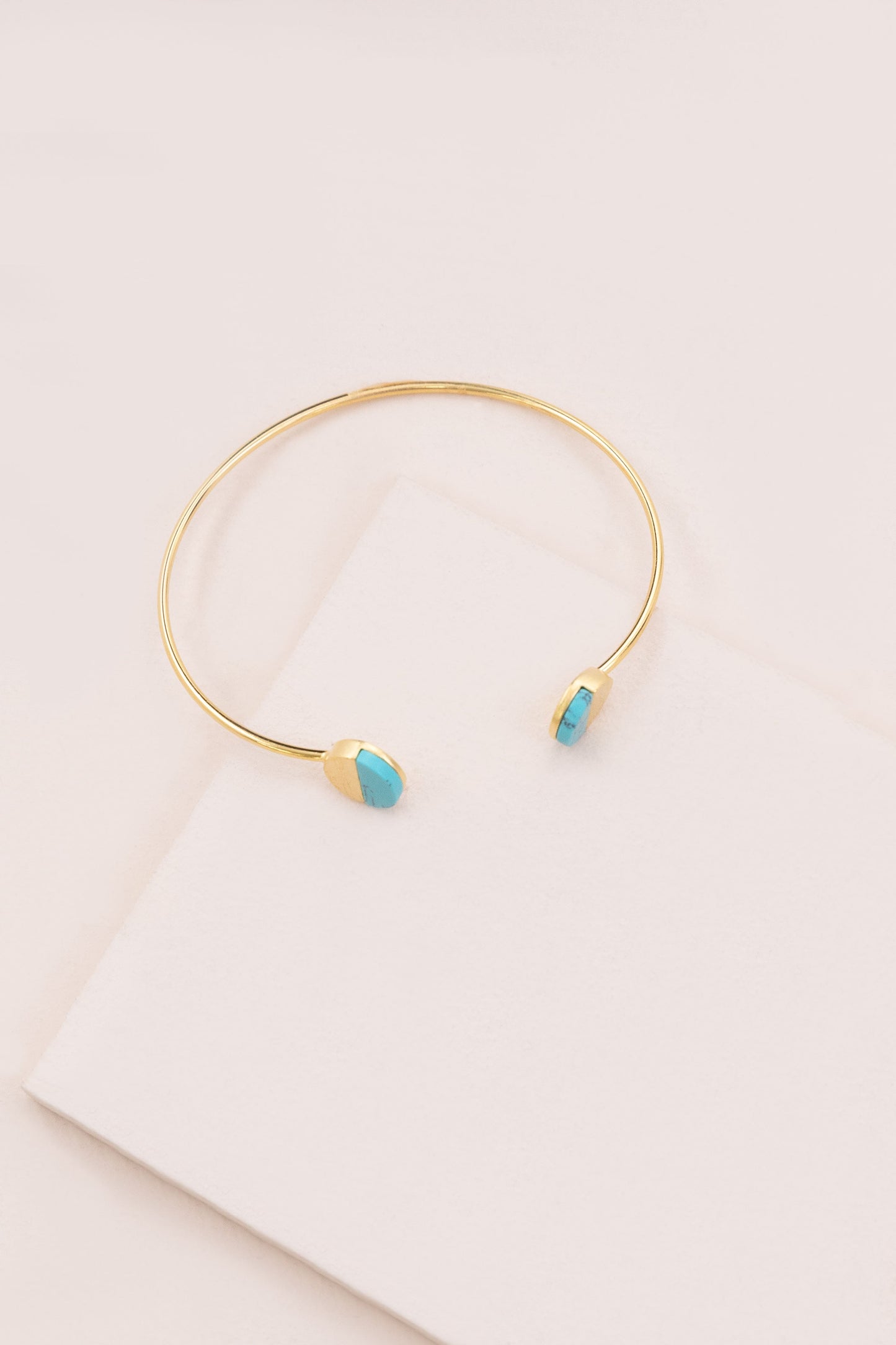 Level Stone Cuff Bracelet