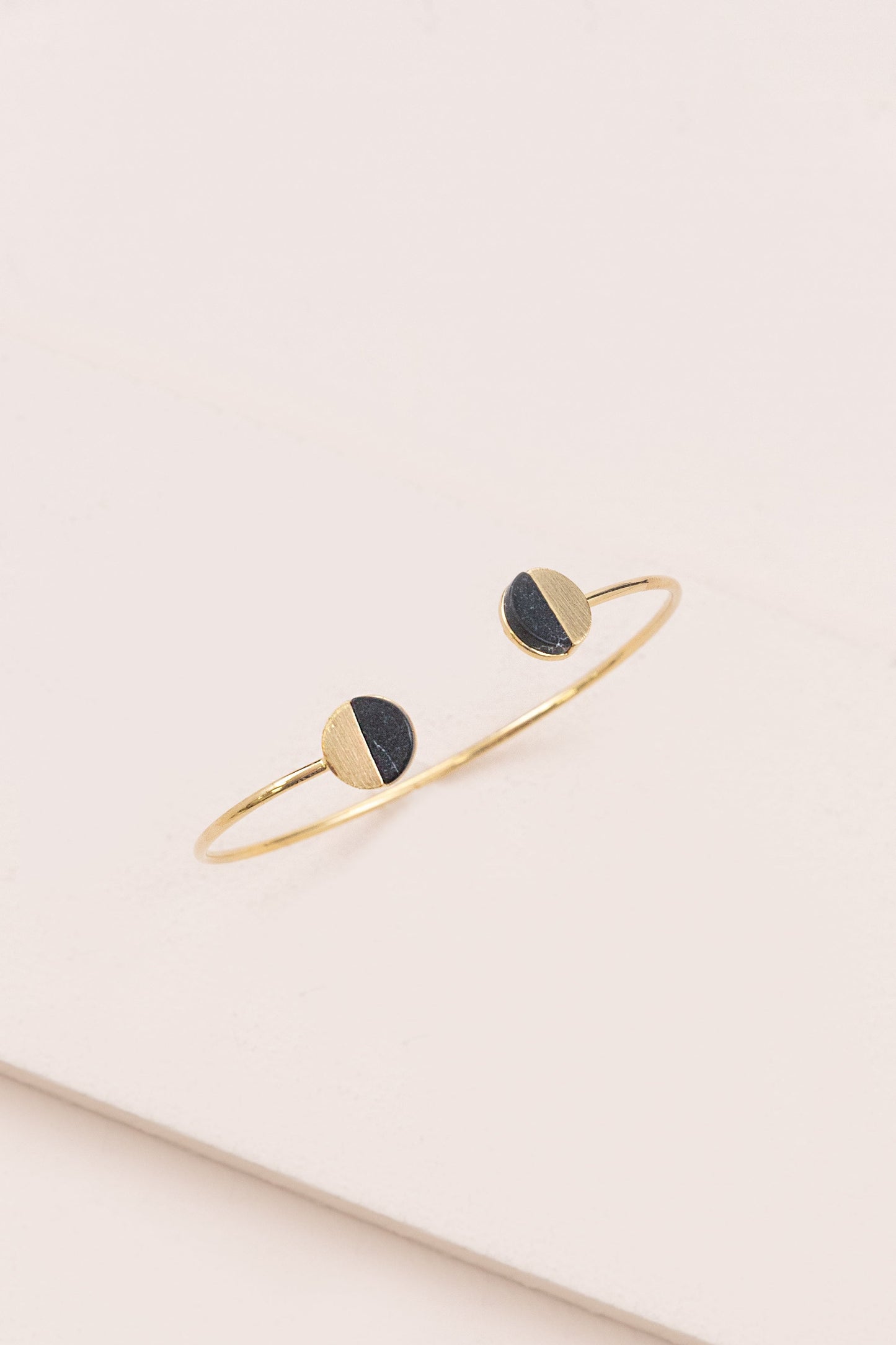 Level Stone Cuff Bracelet