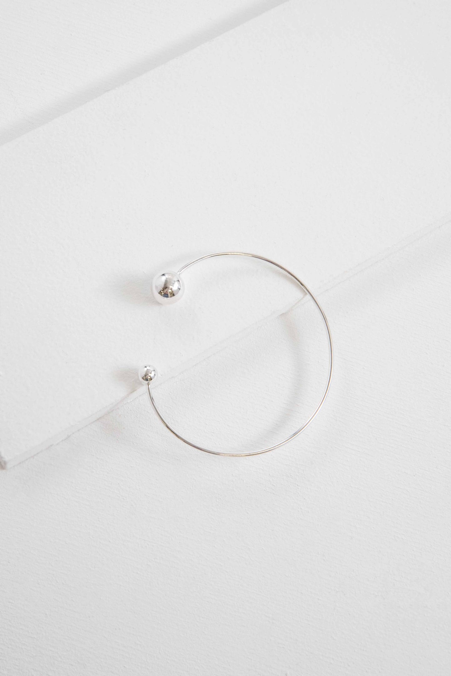 Asymmetrical Silver Cuff