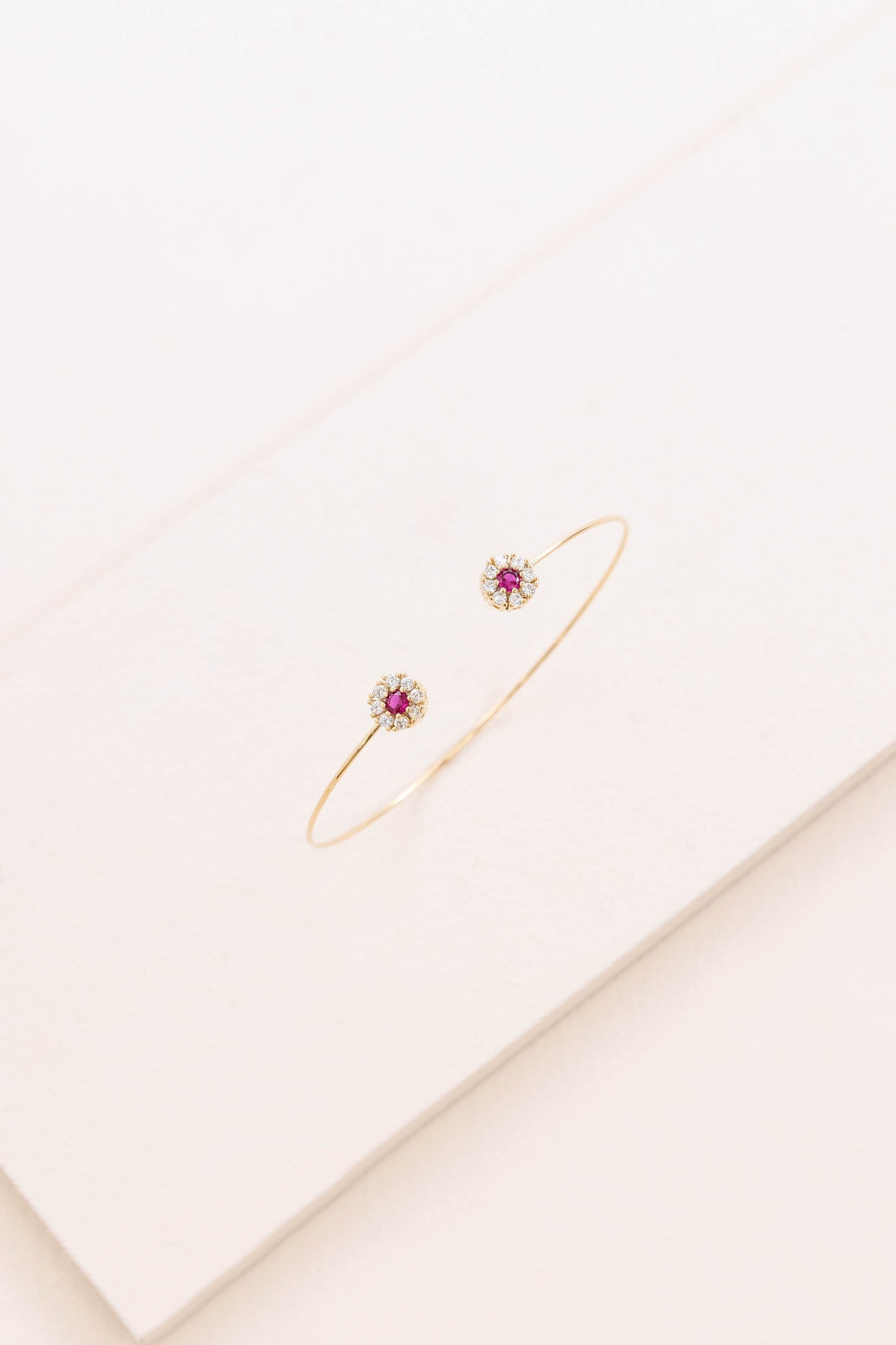 Pink Floral Cuff