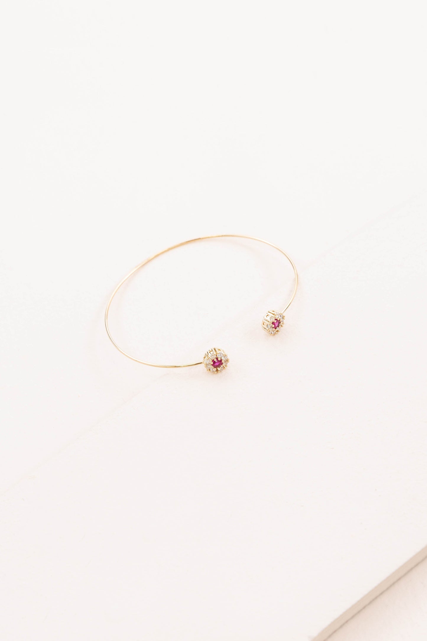 Pink Floral Cuff