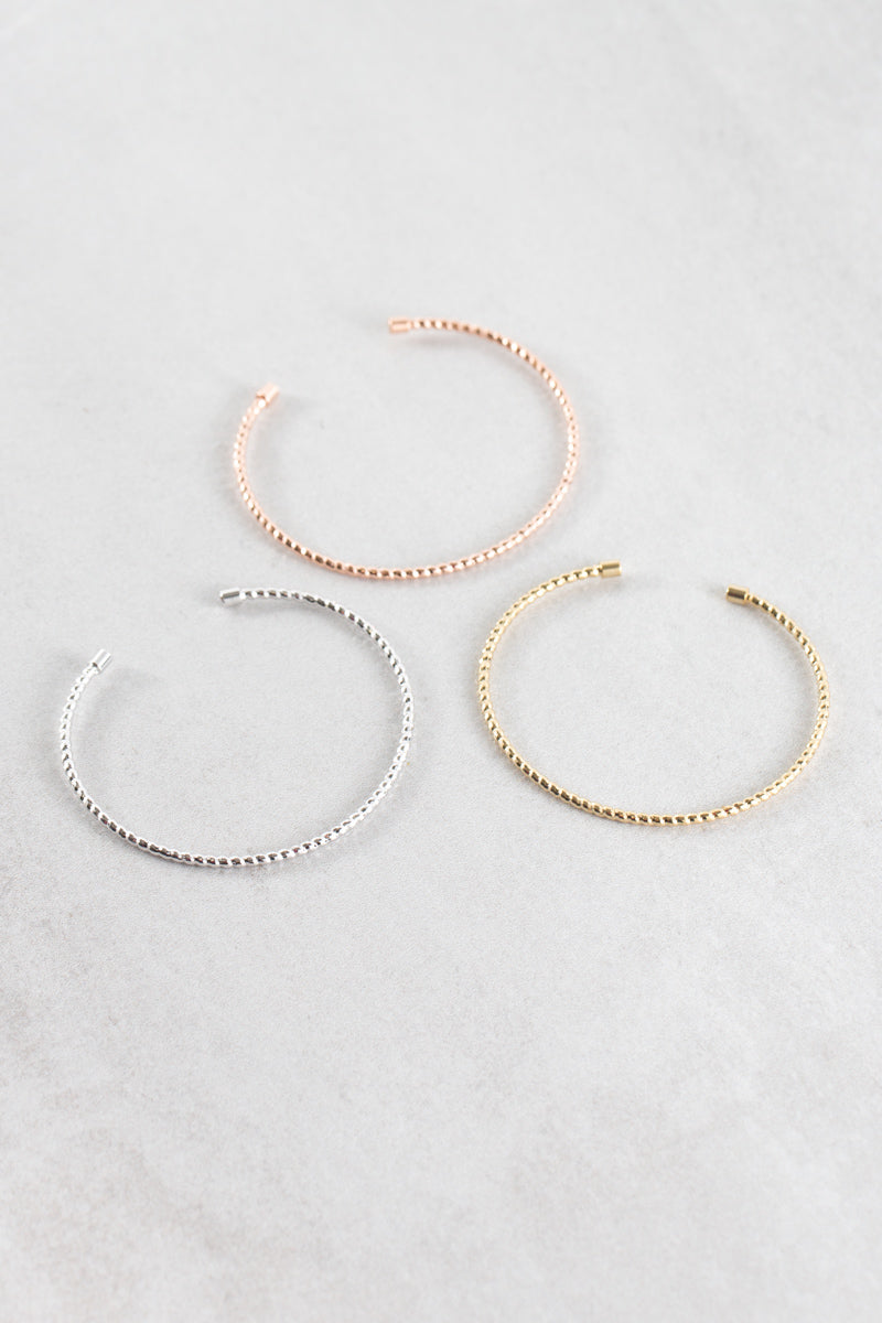 Learn The Ropes Cuff Bracelet