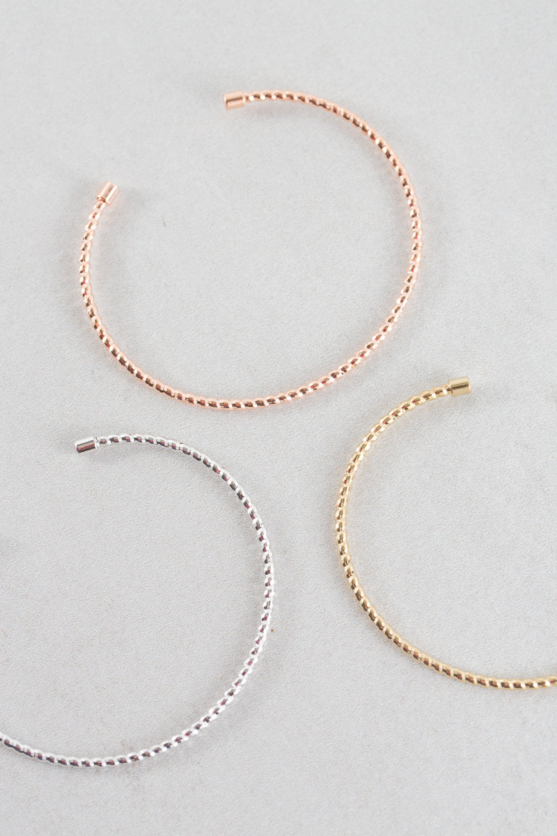 Learn The Ropes Cuff Bracelet