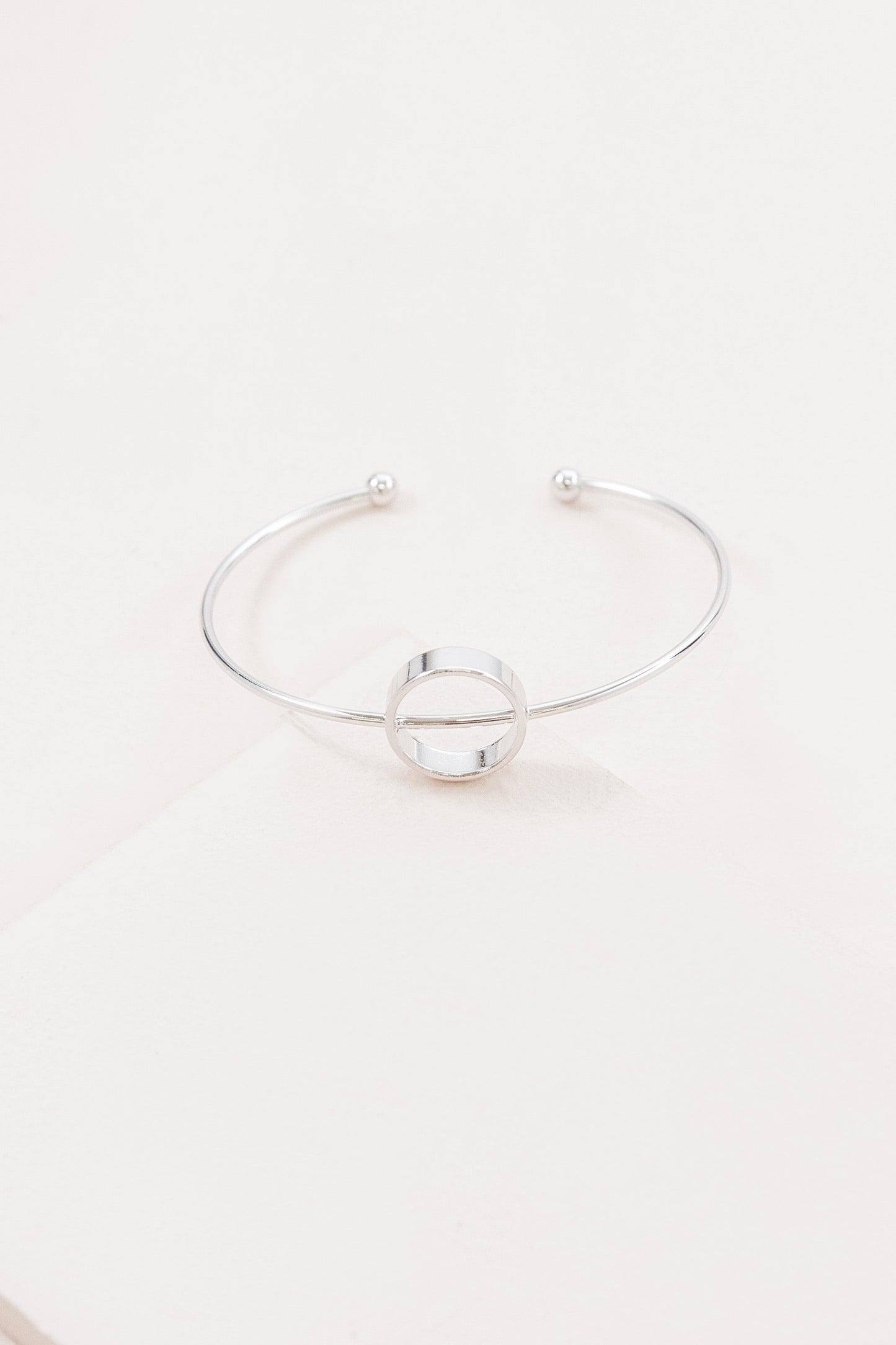 Divided Circle Cuff Bracelet