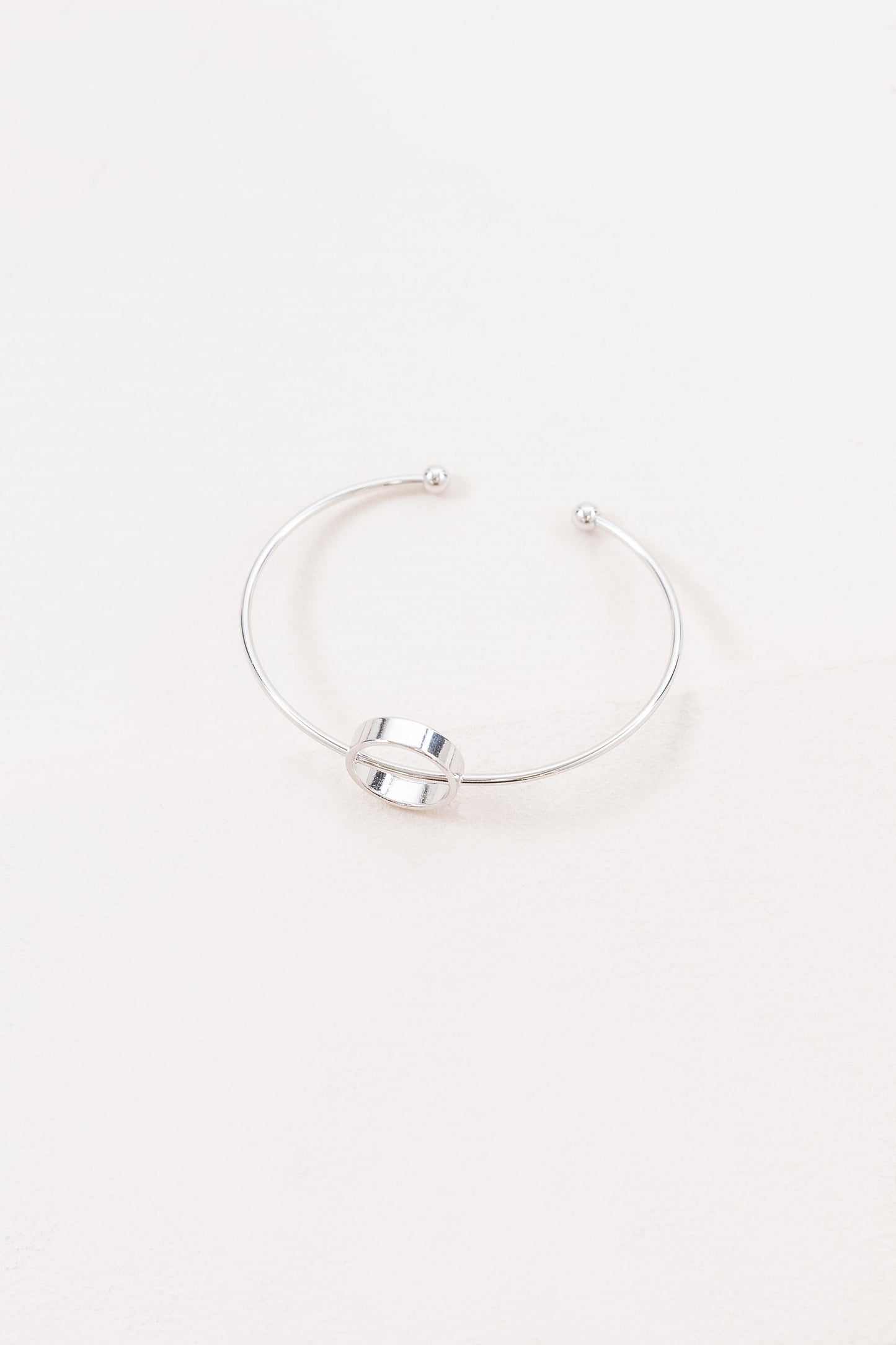Divided Circle Cuff Bracelet
