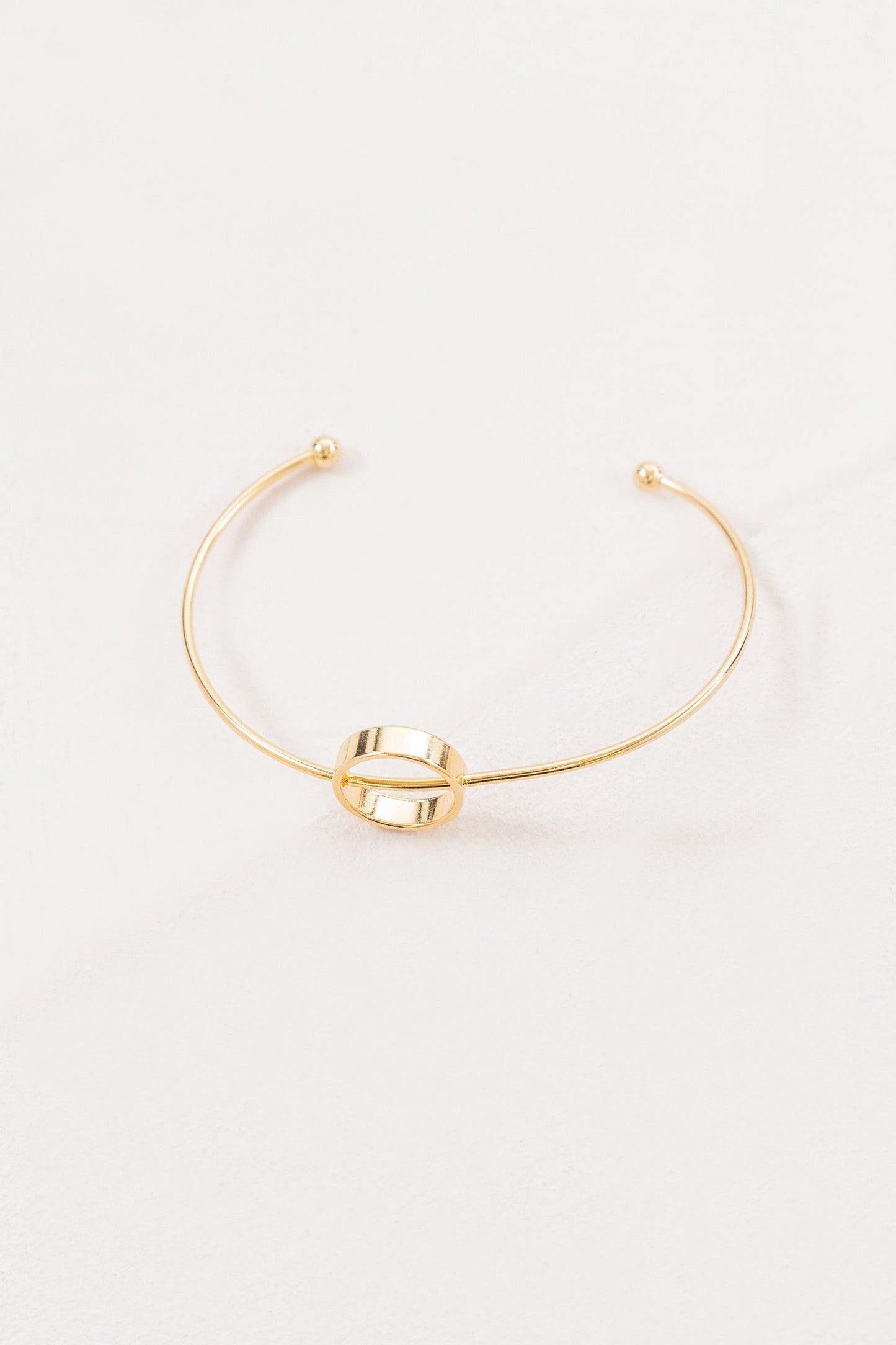 Divided Circle Cuff Bracelet