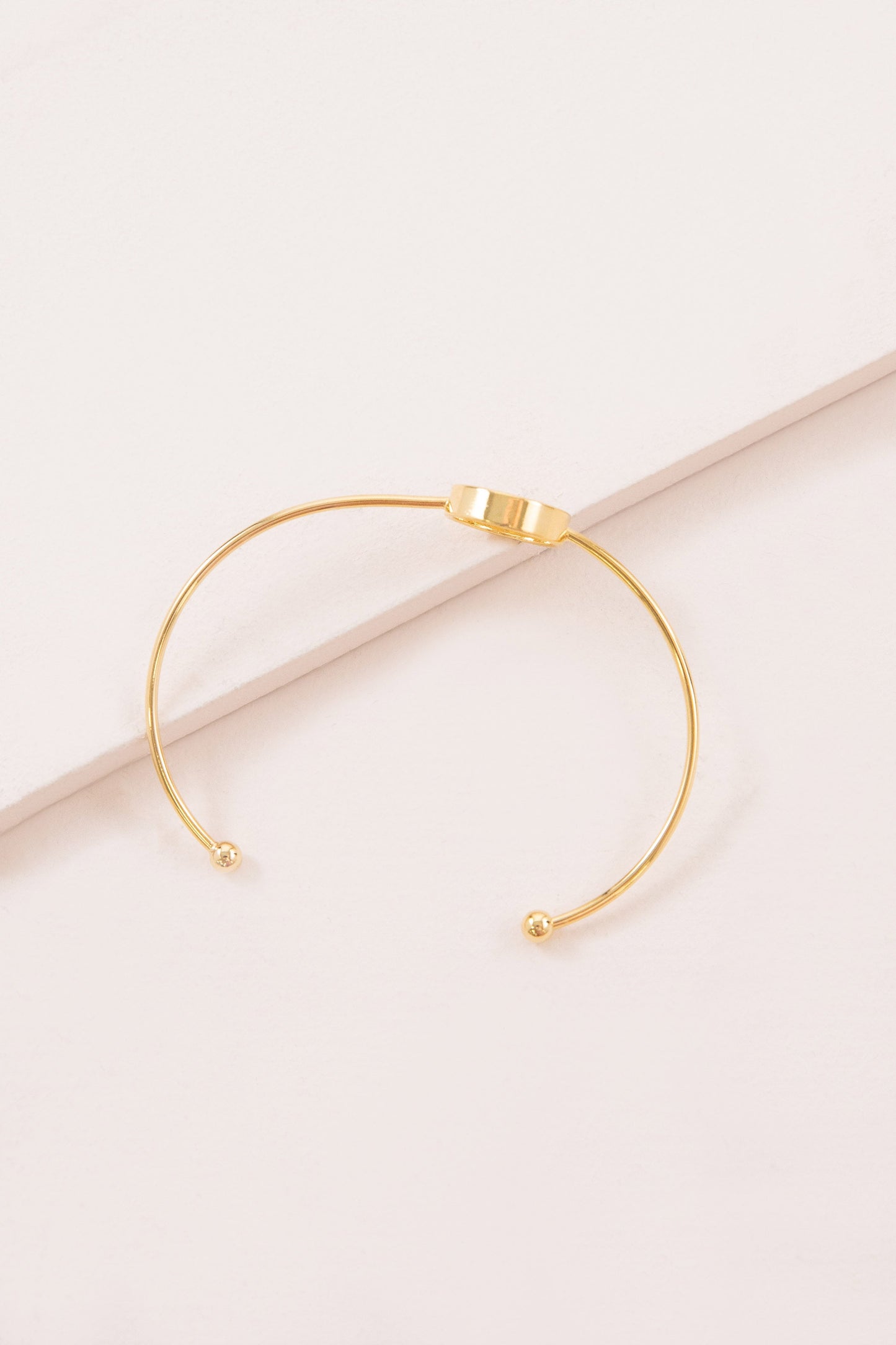 Divided Circle Cuff Bracelet
