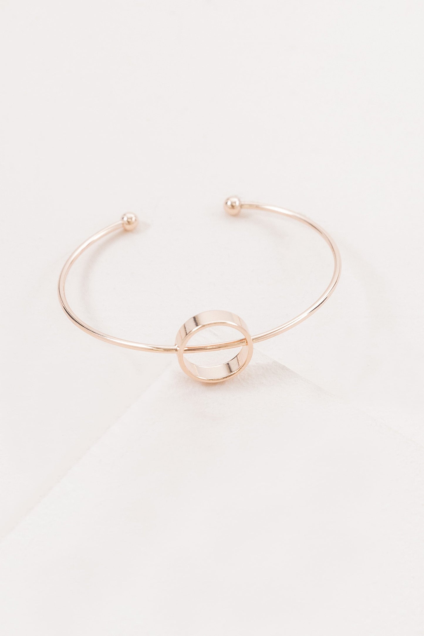 Divided Circle Cuff Bracelet