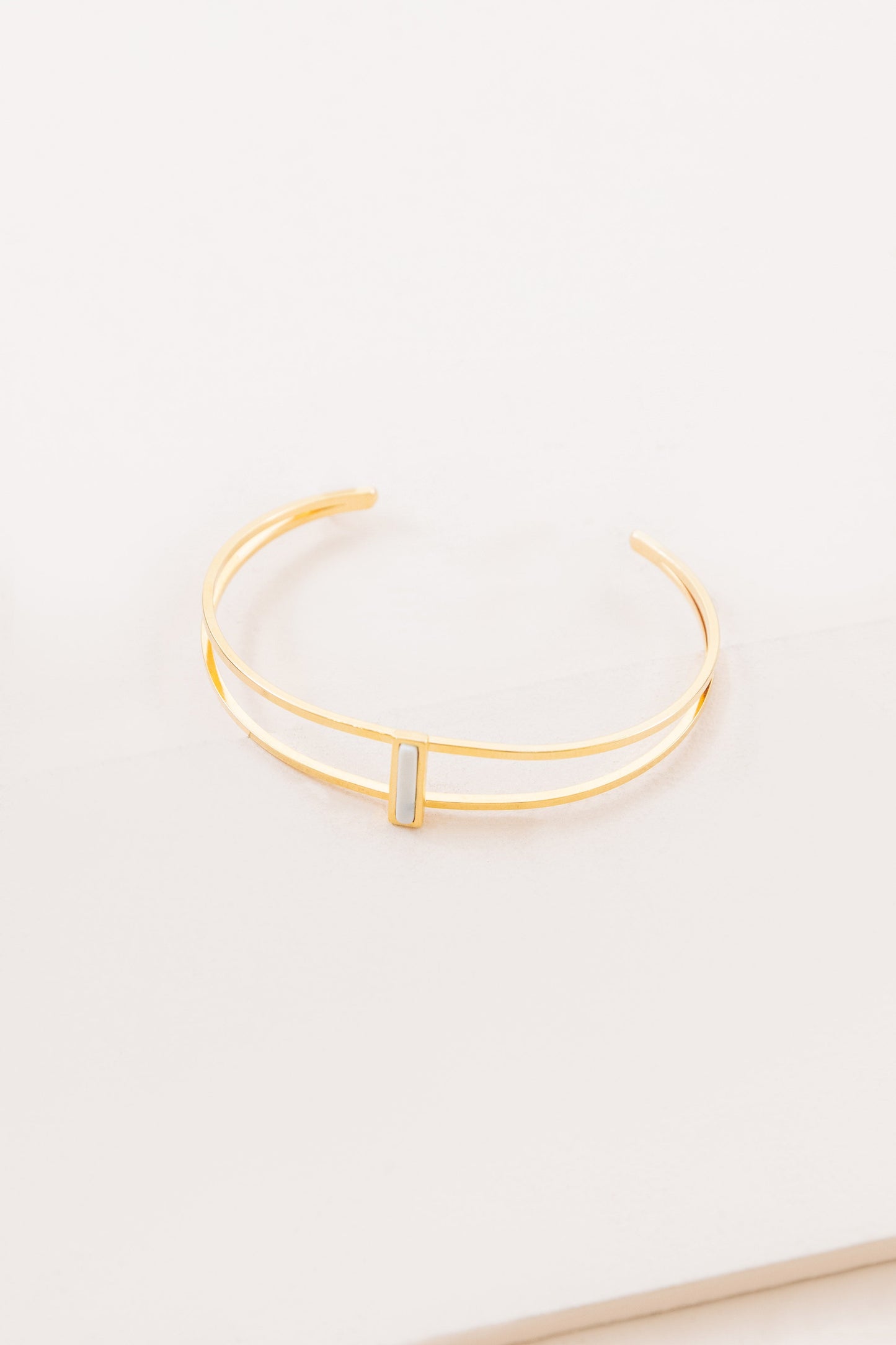 Sparta Stone Cuff Bracelet