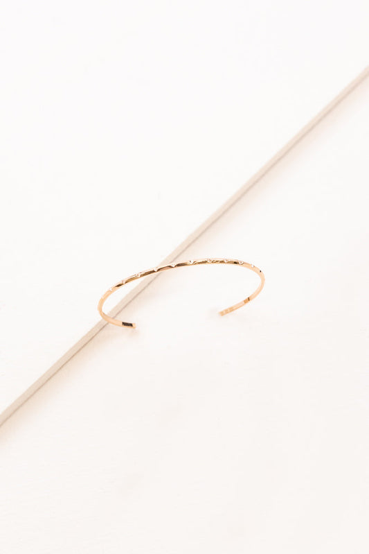 Stay Classy Cuff Bracelet | Rose Gold (14K)