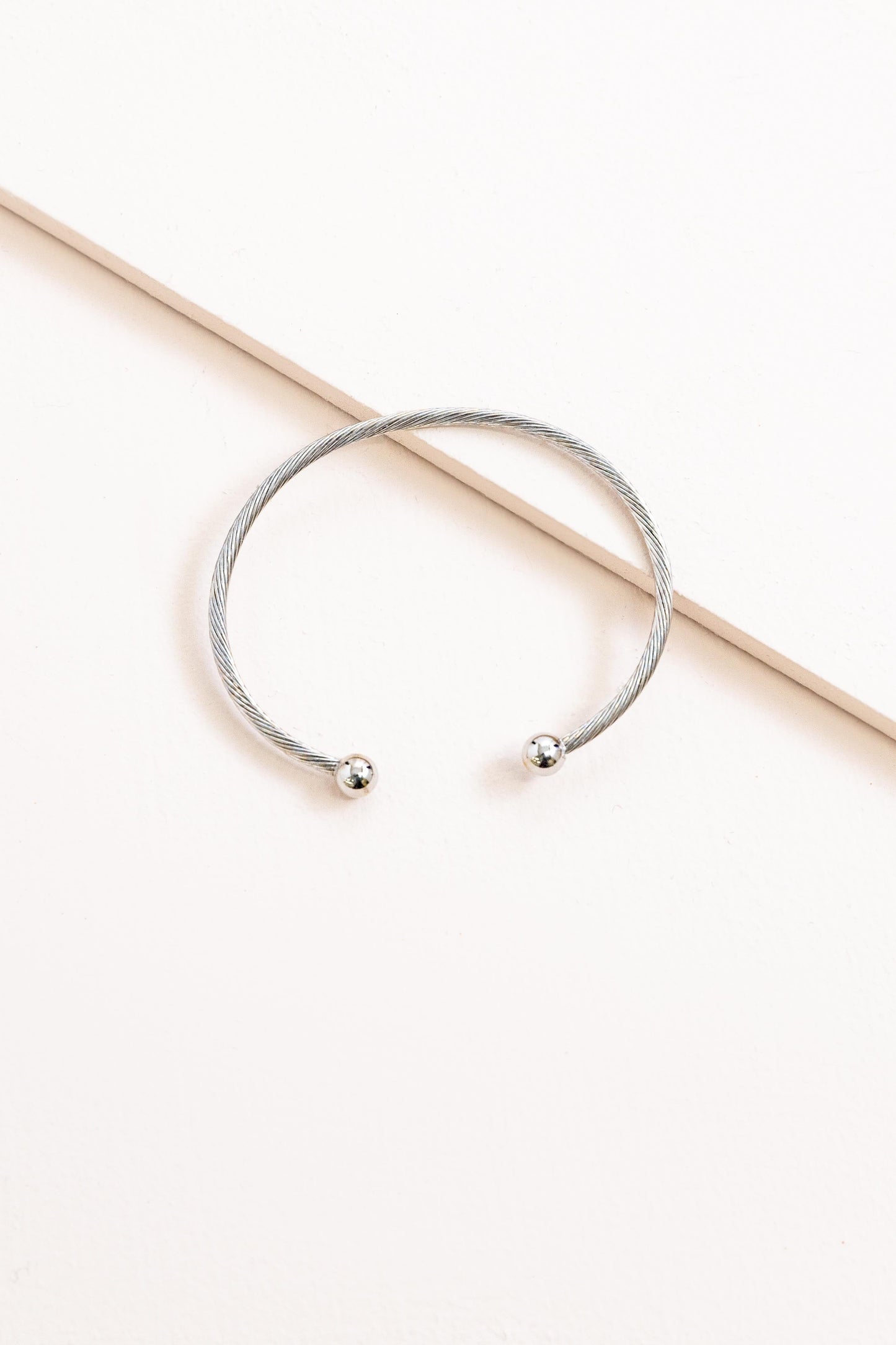 Solemn Cuff Bracelet | Silver
