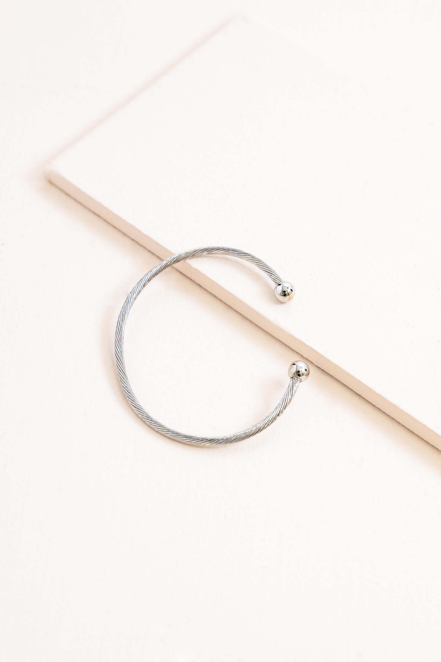 Solemn Cuff Bracelet | Silver