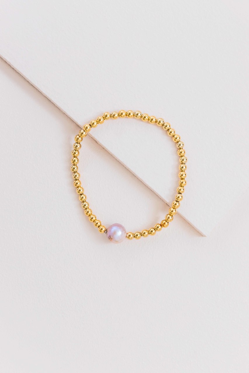 Fabled Pearl Beaded Bracelet (14K)