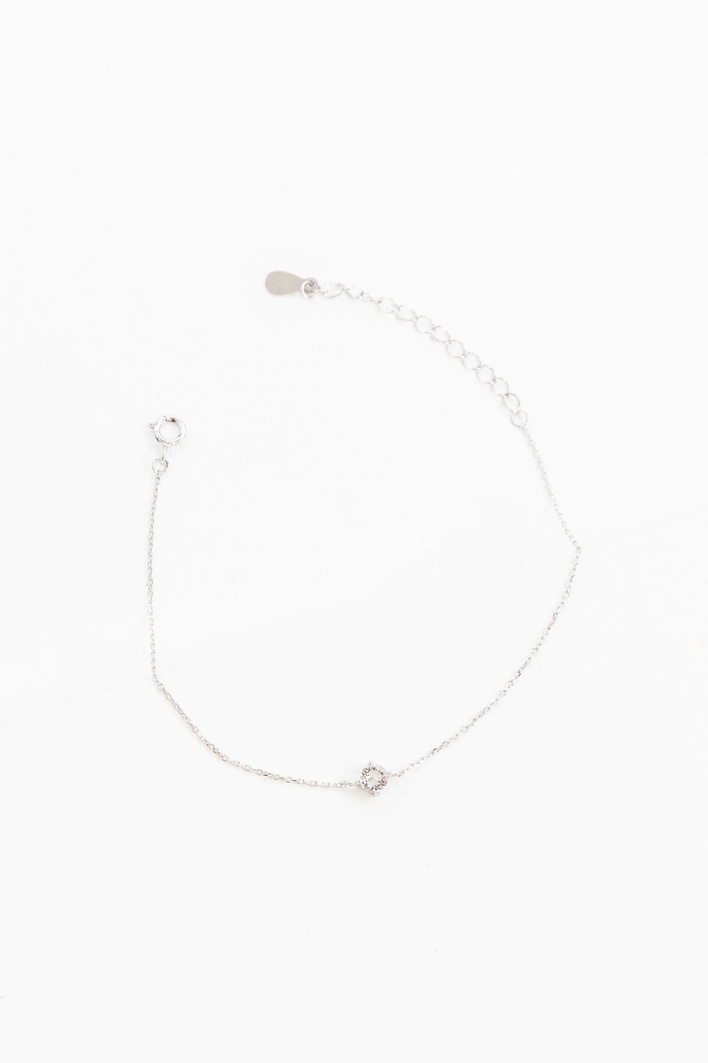 Single Stone Bracelet (sterl.)