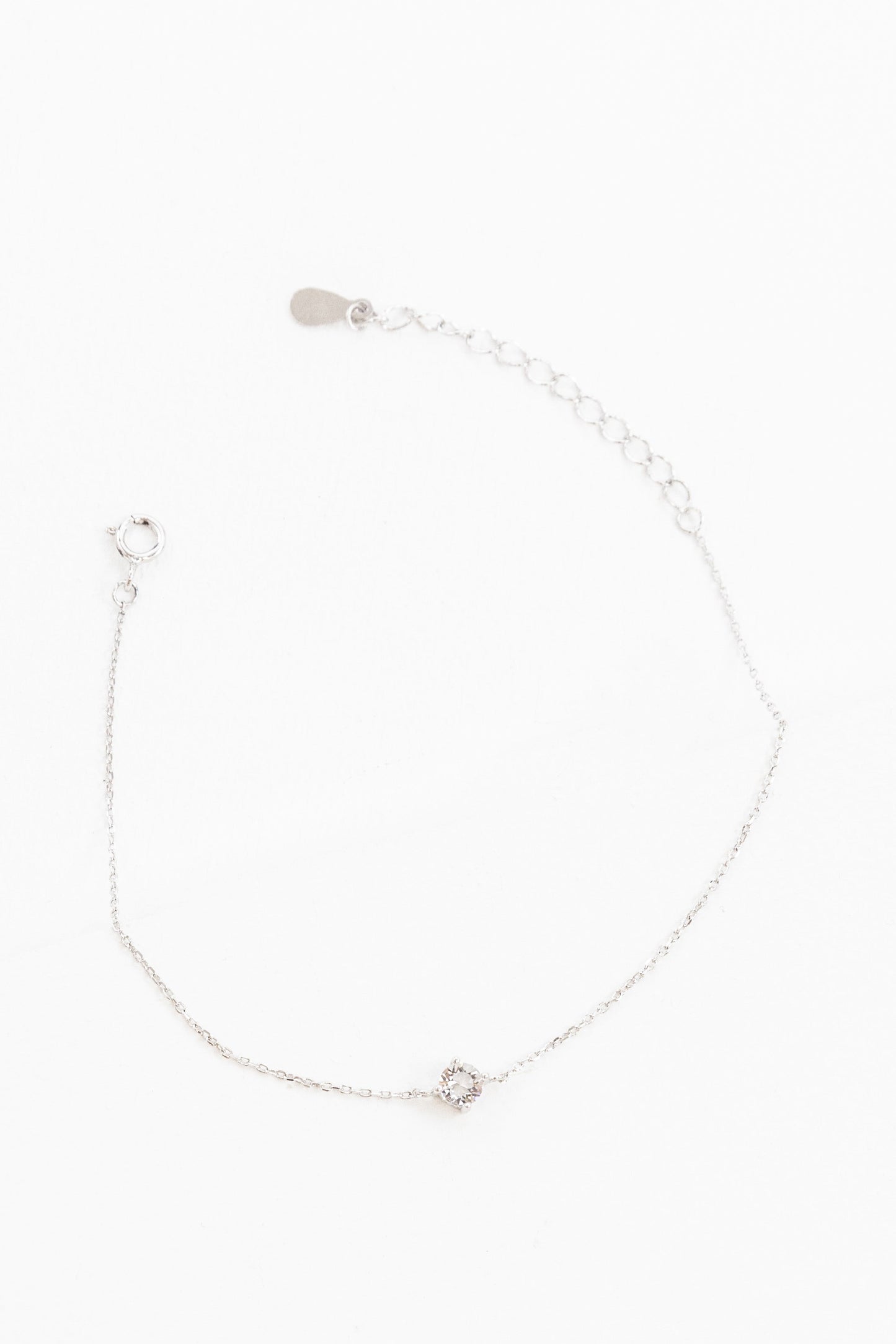 Single Stone Bracelet (sterl.)