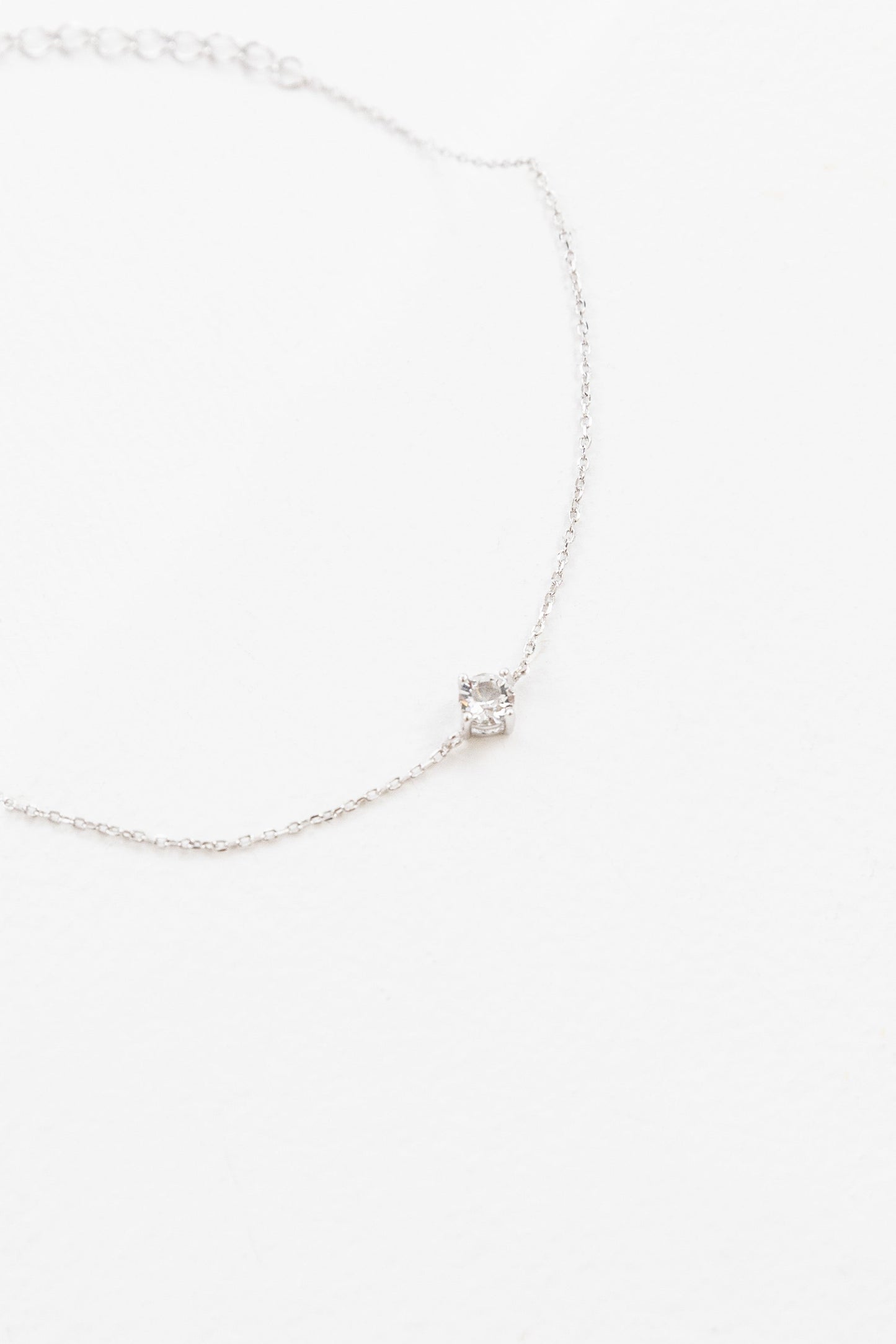 Single Stone Bracelet (sterl.)