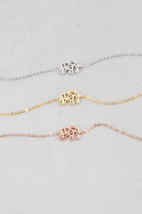 Elephant Bracelet (18K & 24K Gold)