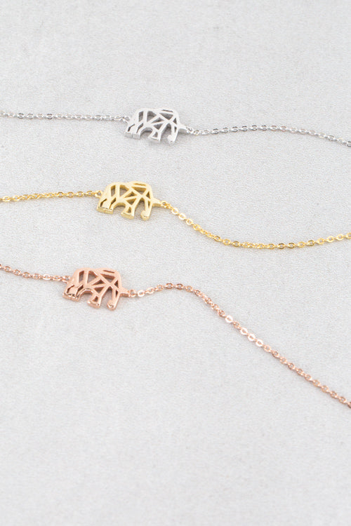 Elephant Bracelet (18K & 24K Gold)