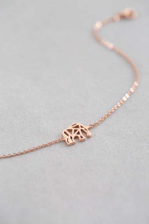 Elephant Bracelet (18K & 24K Gold)