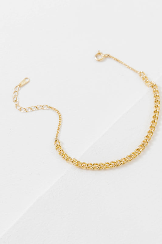 Pure and Simple Chain Bracelet | Gold (18K)