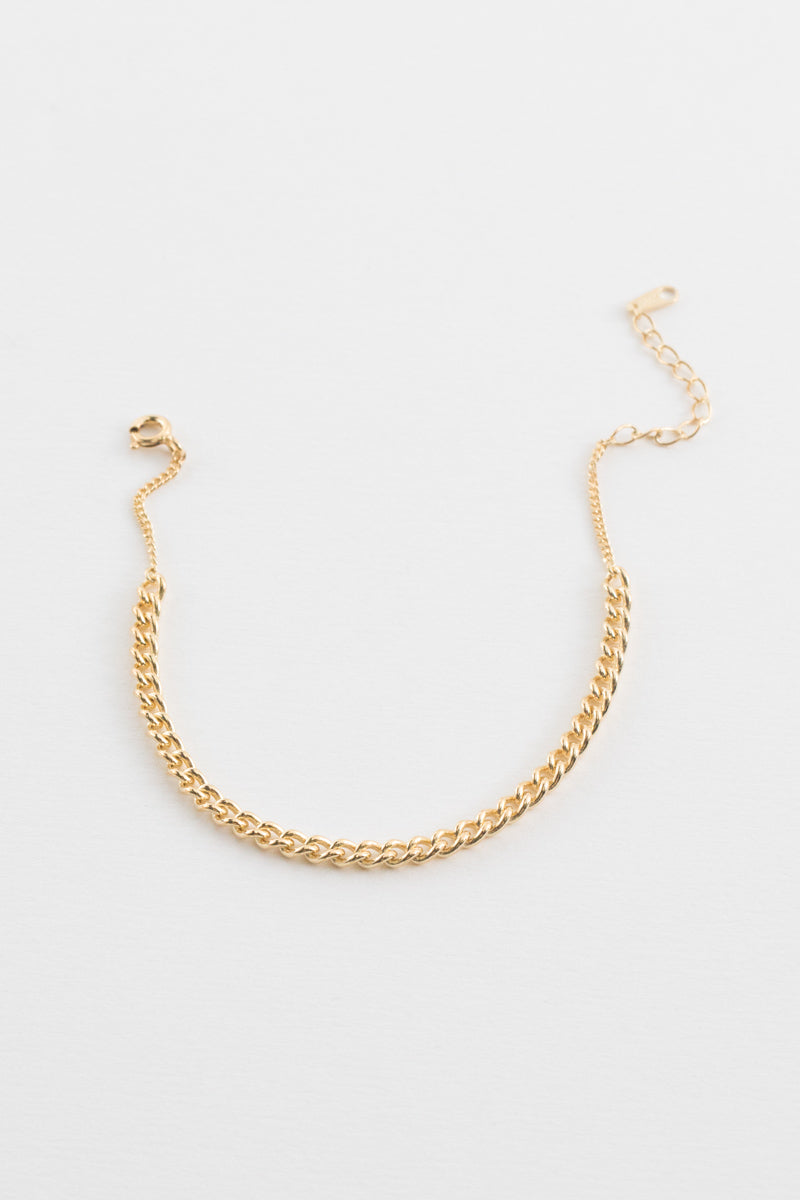 Pure and Simple Chain Bracelet | Gold (18K)