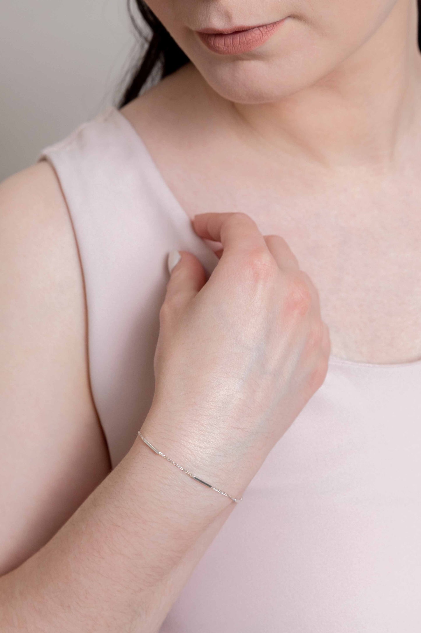 Draw the Line Bracelet | Silver  (sterl.)