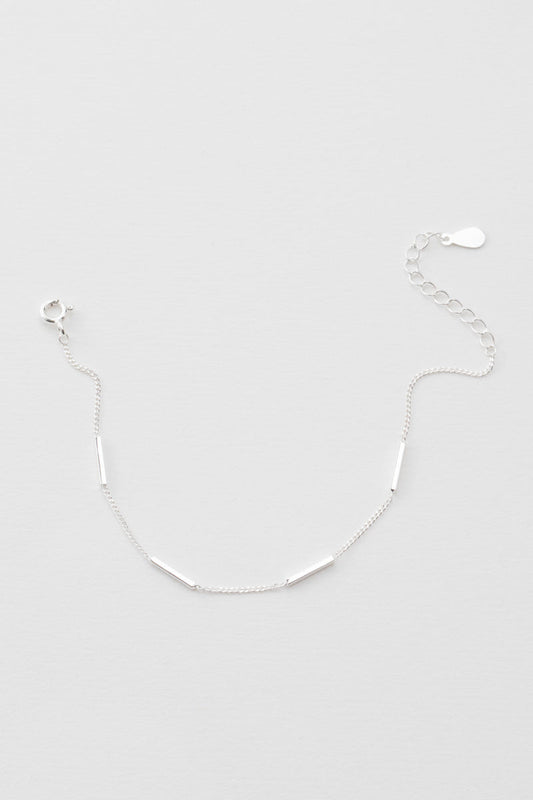 Draw the Line Bracelet | Silver  (sterl.)