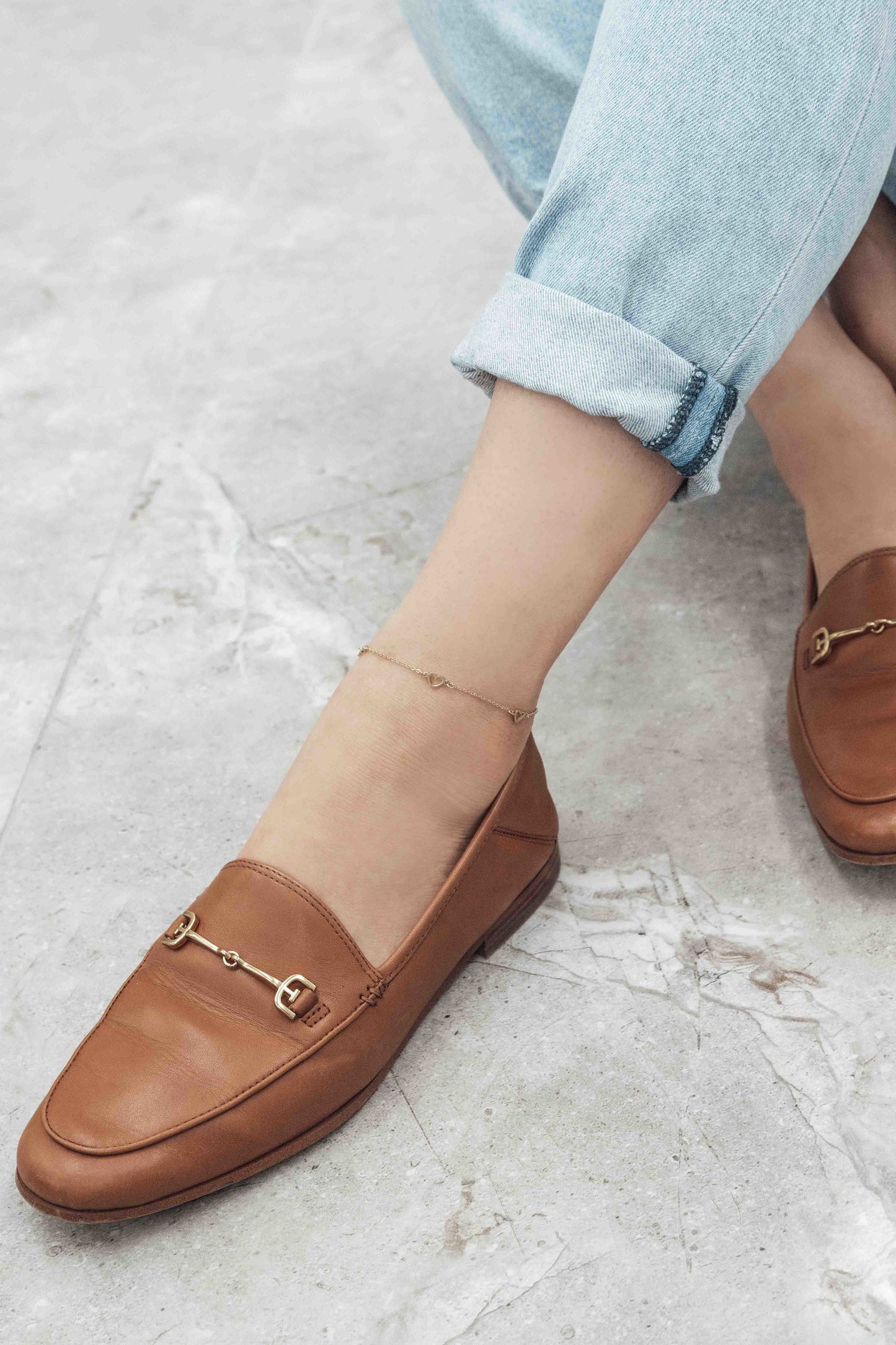 With Love Anklet | Gold