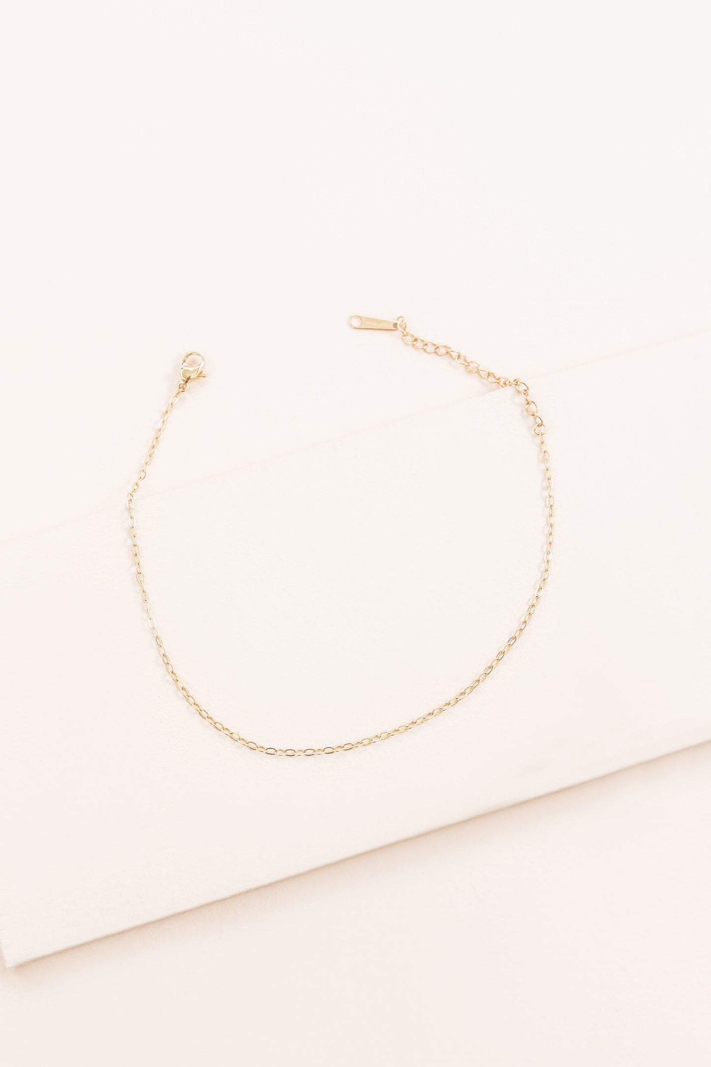 Fresh Rope Chain Anklet | Gold