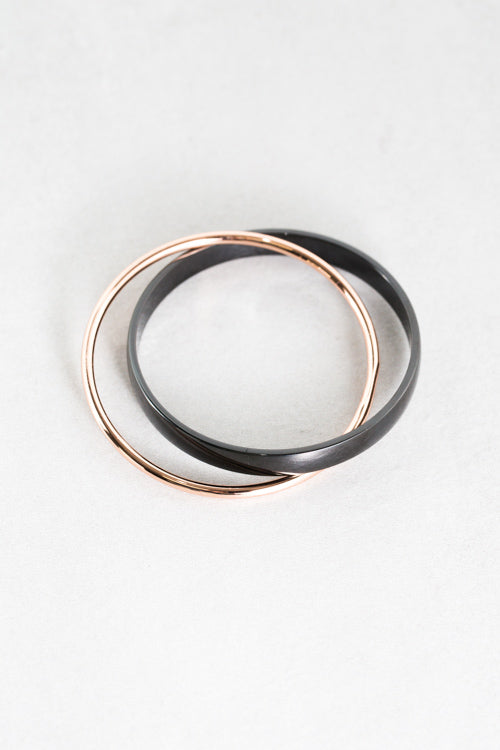 Yin Bangle Bracelet (18K)