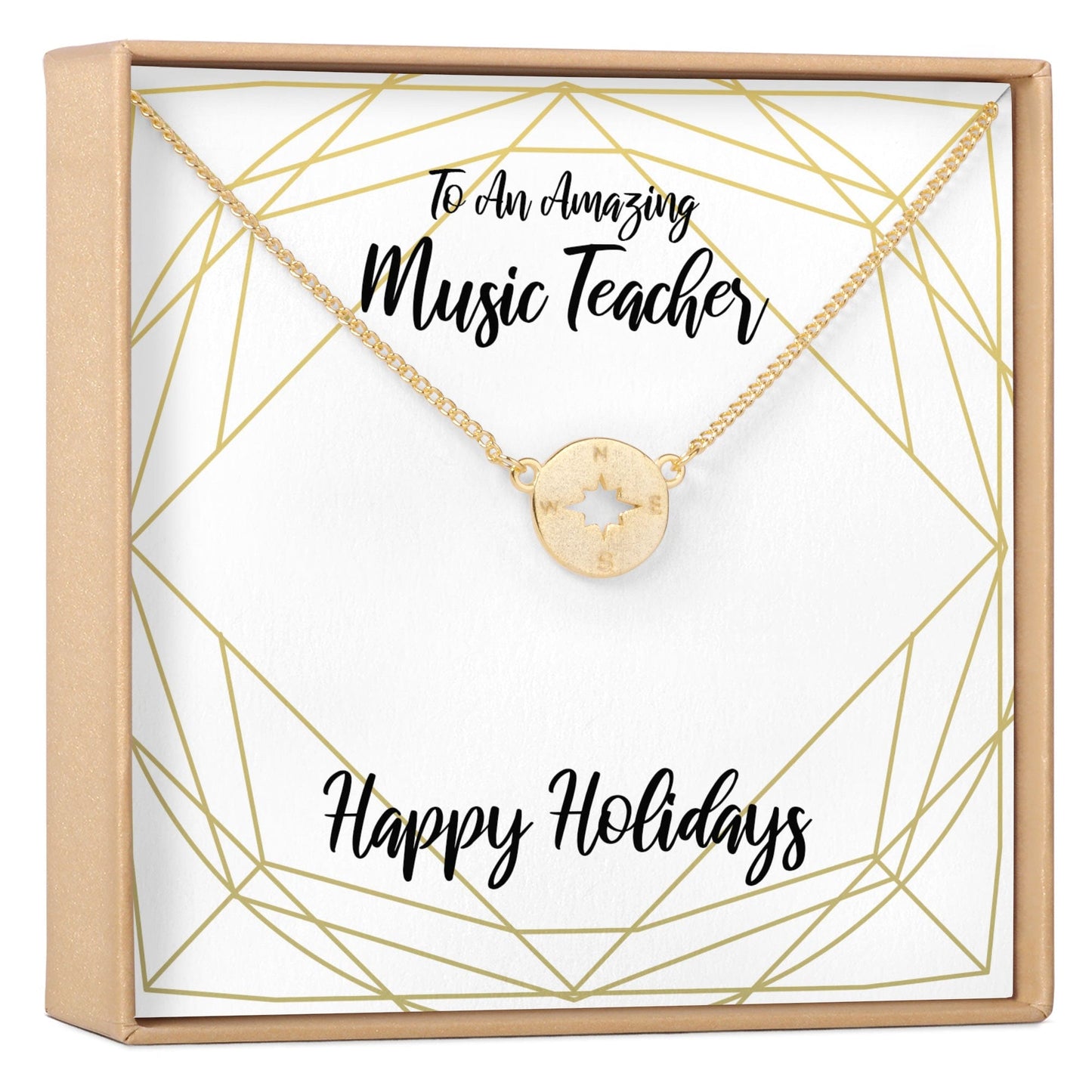 Christmas Gift for Music Teacher Necklace, Multiple Styles