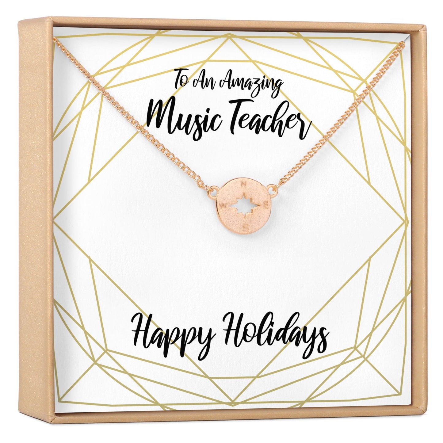 Christmas Gift for Music Teacher Necklace, Multiple Styles
