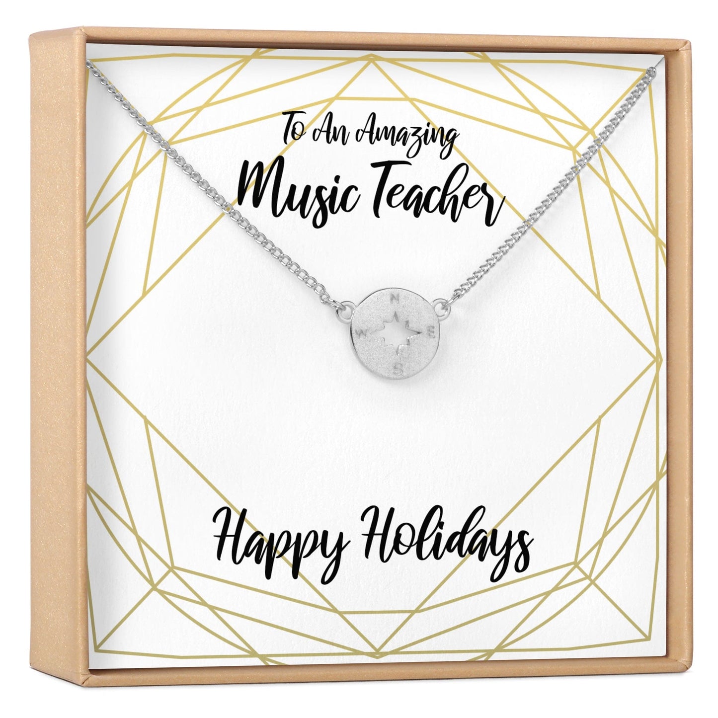 Christmas Gift for Music Teacher Necklace, Multiple Styles