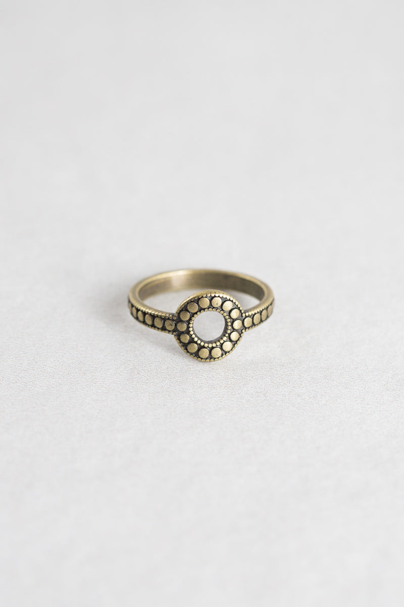 Burnished Karma Ring