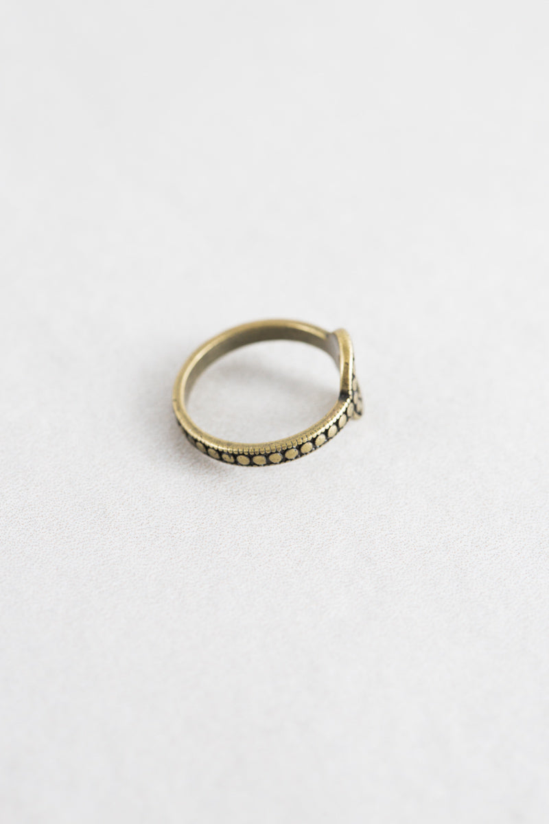 Burnished Karma Ring