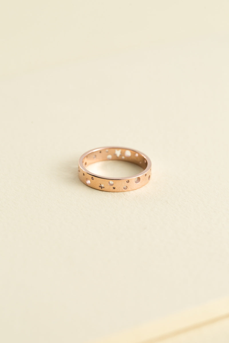 Night Wonder Ring | Rose Gold (14K)