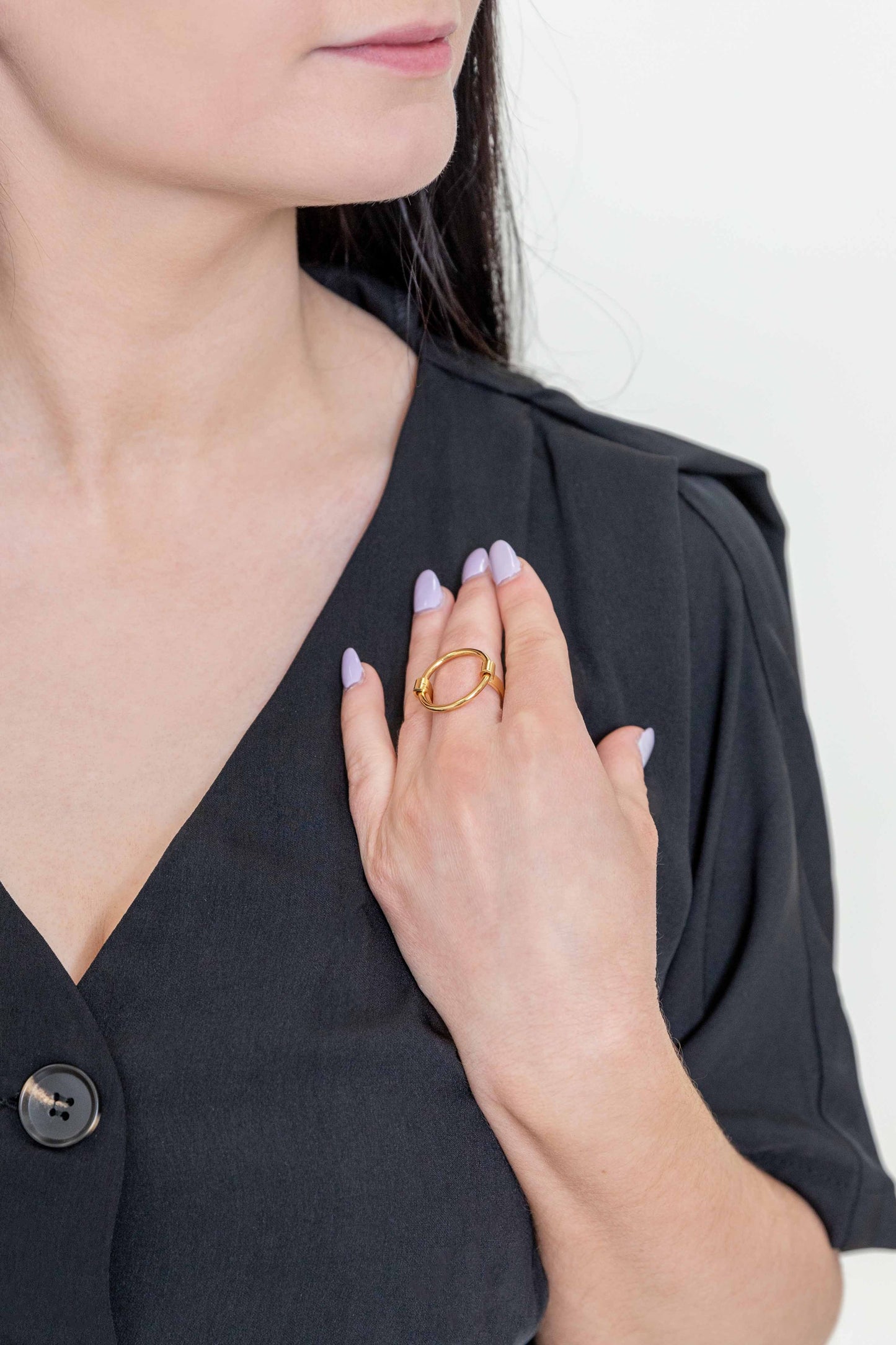 Sunny Circle Ring (14K)