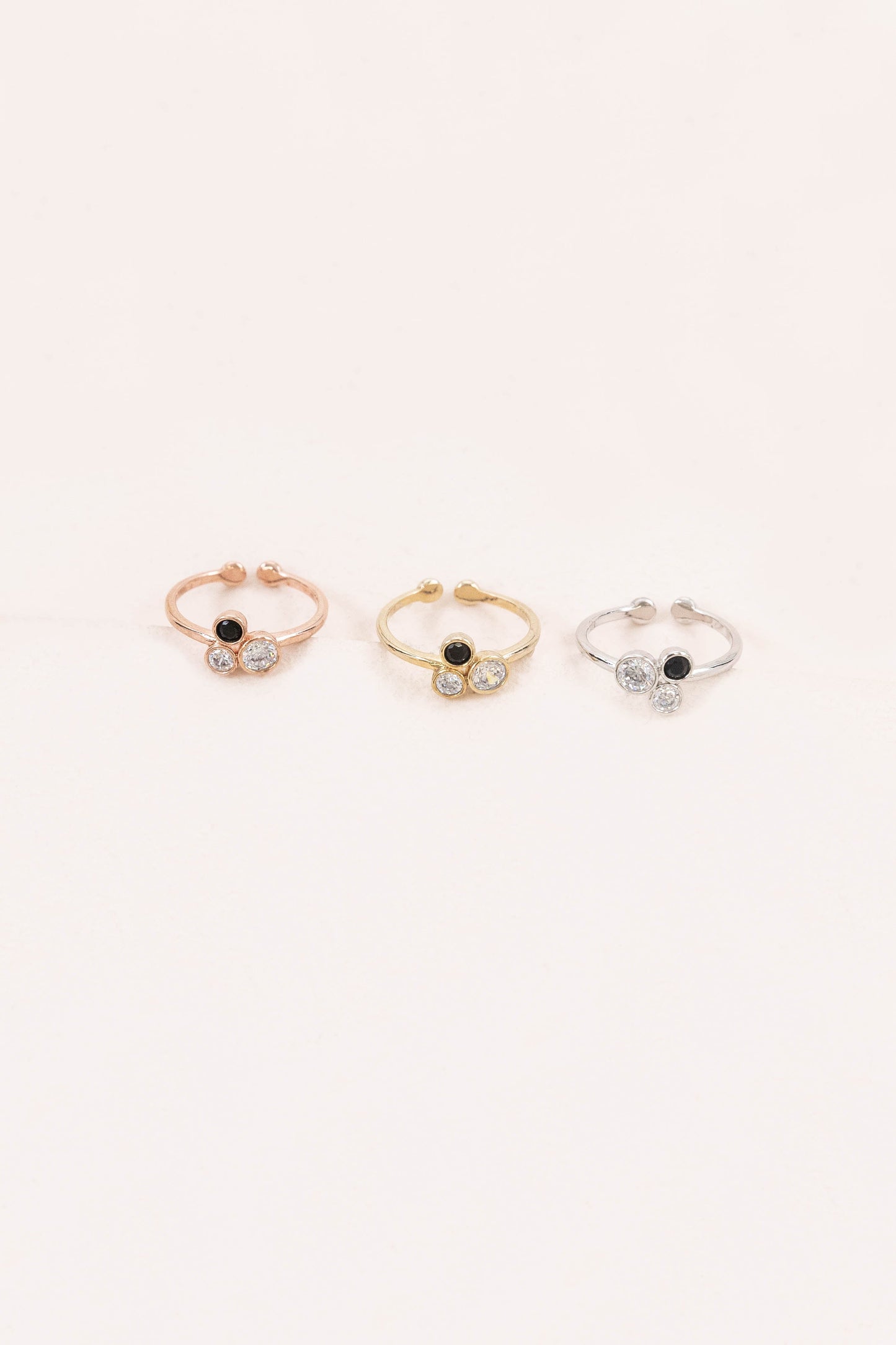 Lucky Three Stone Ring