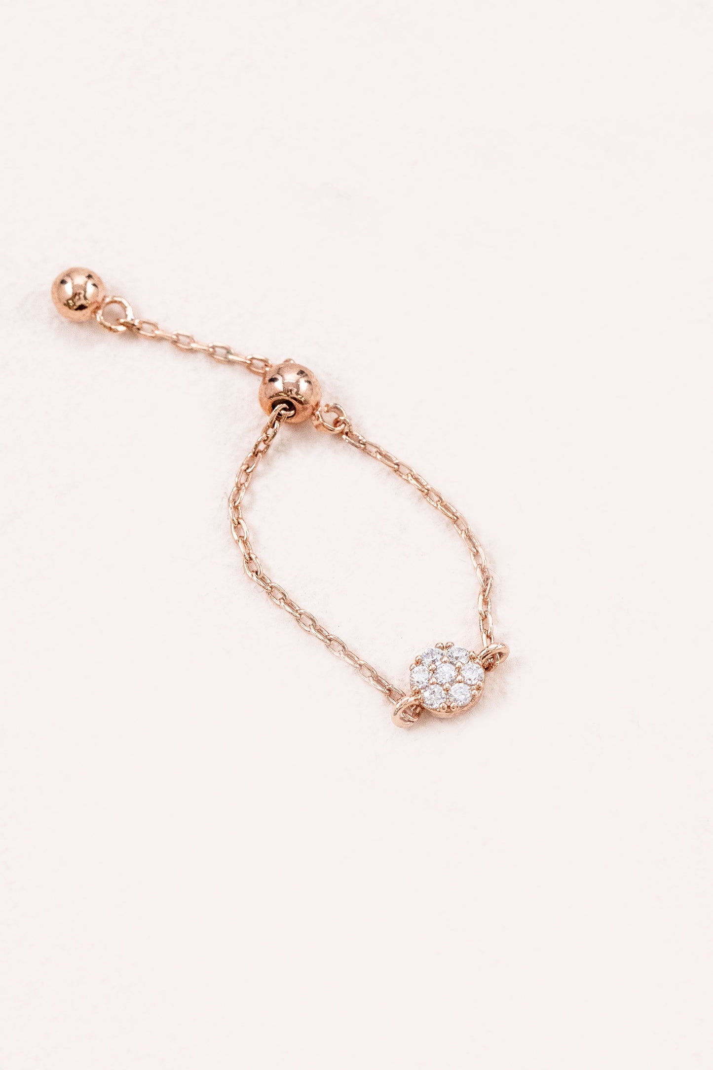 Delicate Bolo Charm Ring | Circle