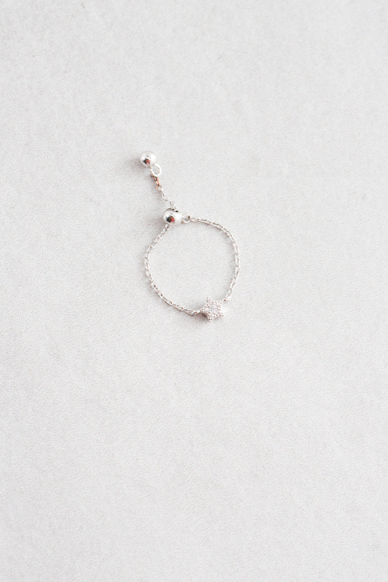 Delicate Bolo Charm Ring | Star