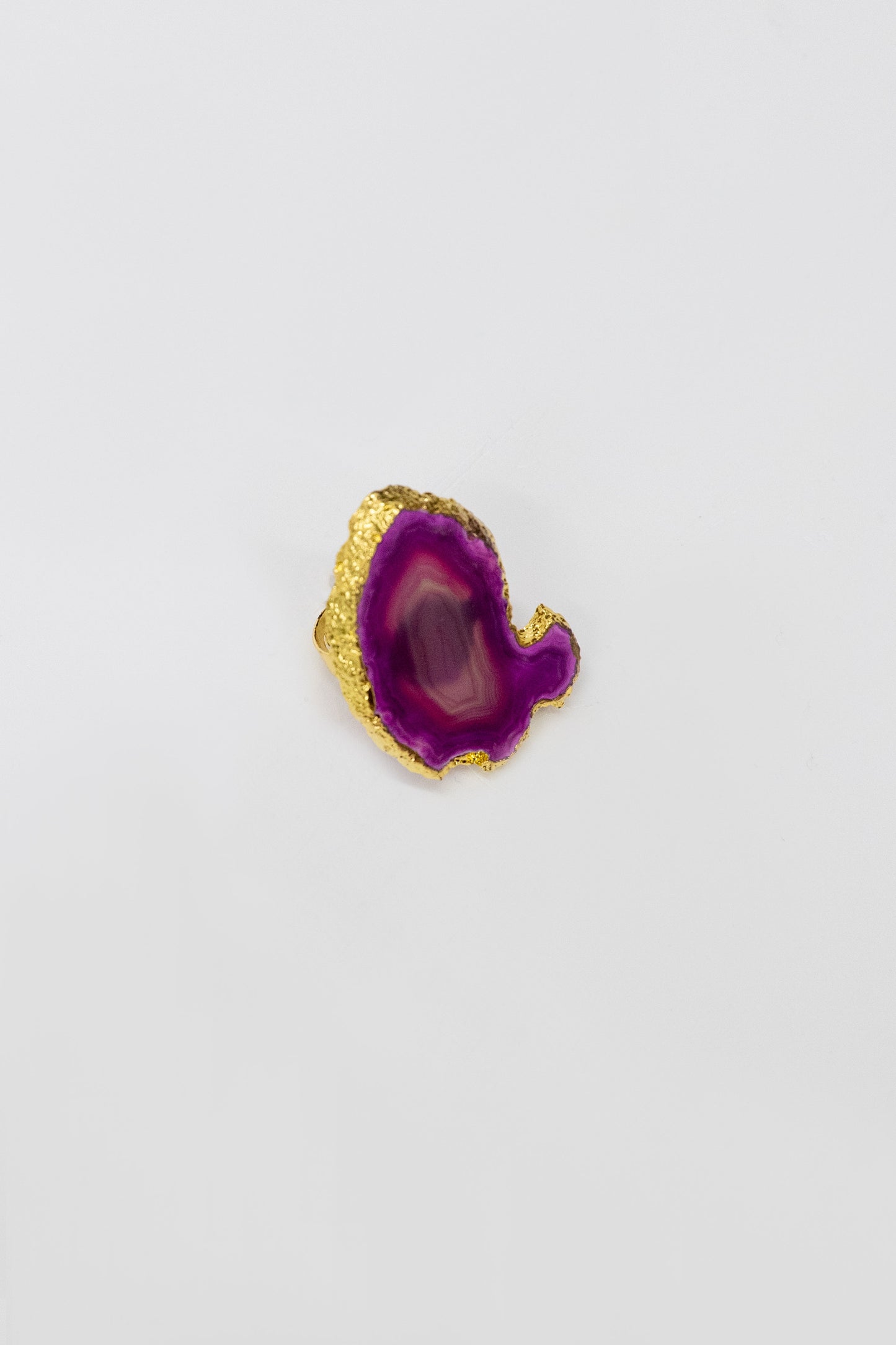 Geode Stone Ring | Magenta