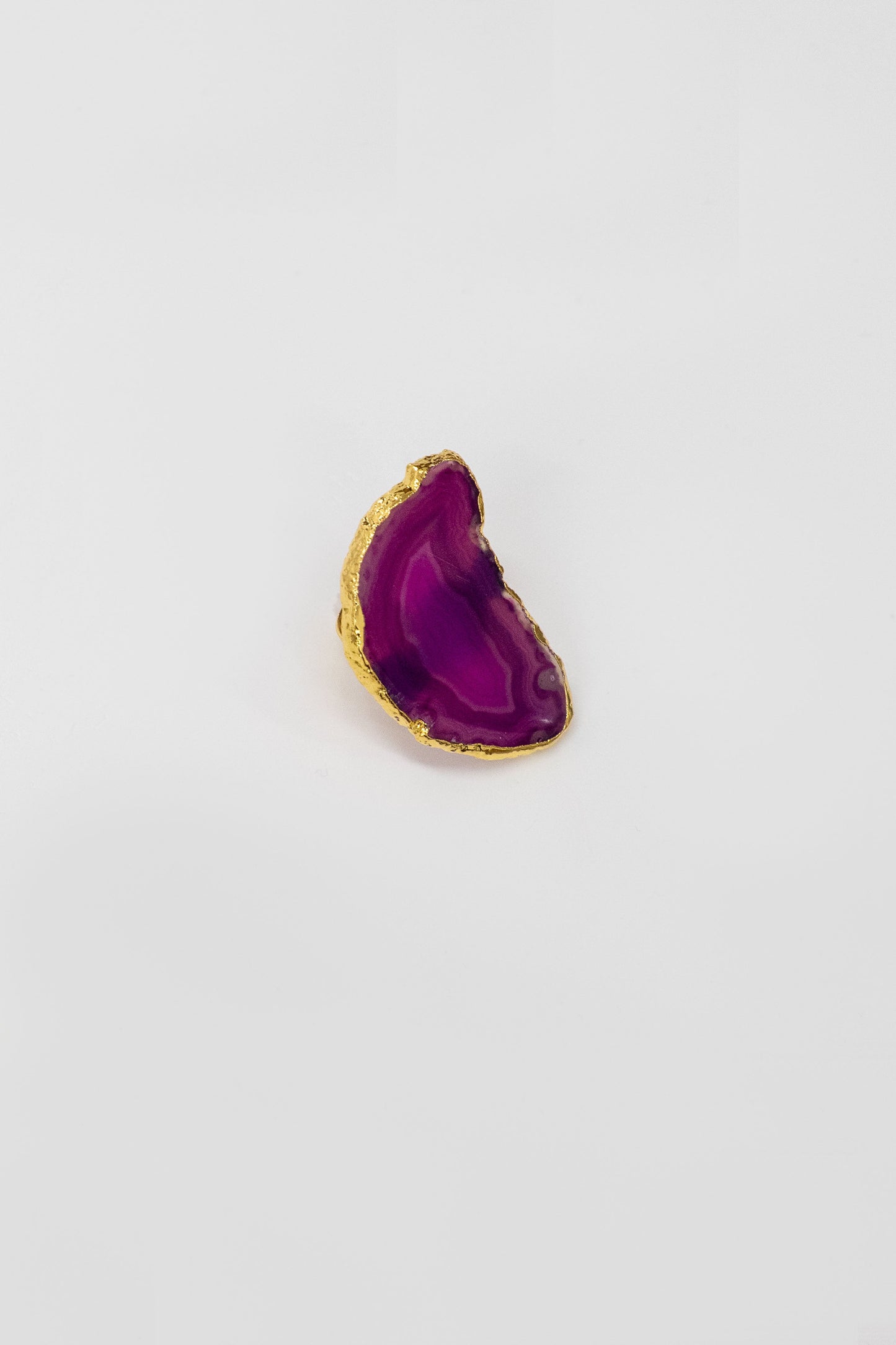 Geode Stone Ring | Magenta