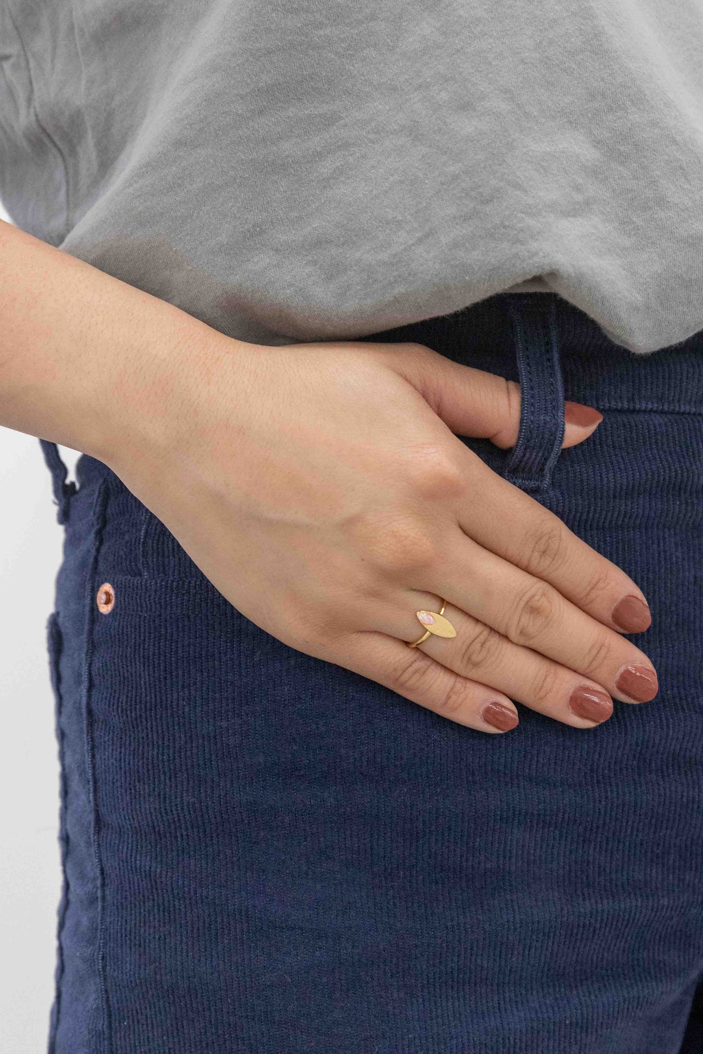 Pixum Overseer Stone Ring | Pink